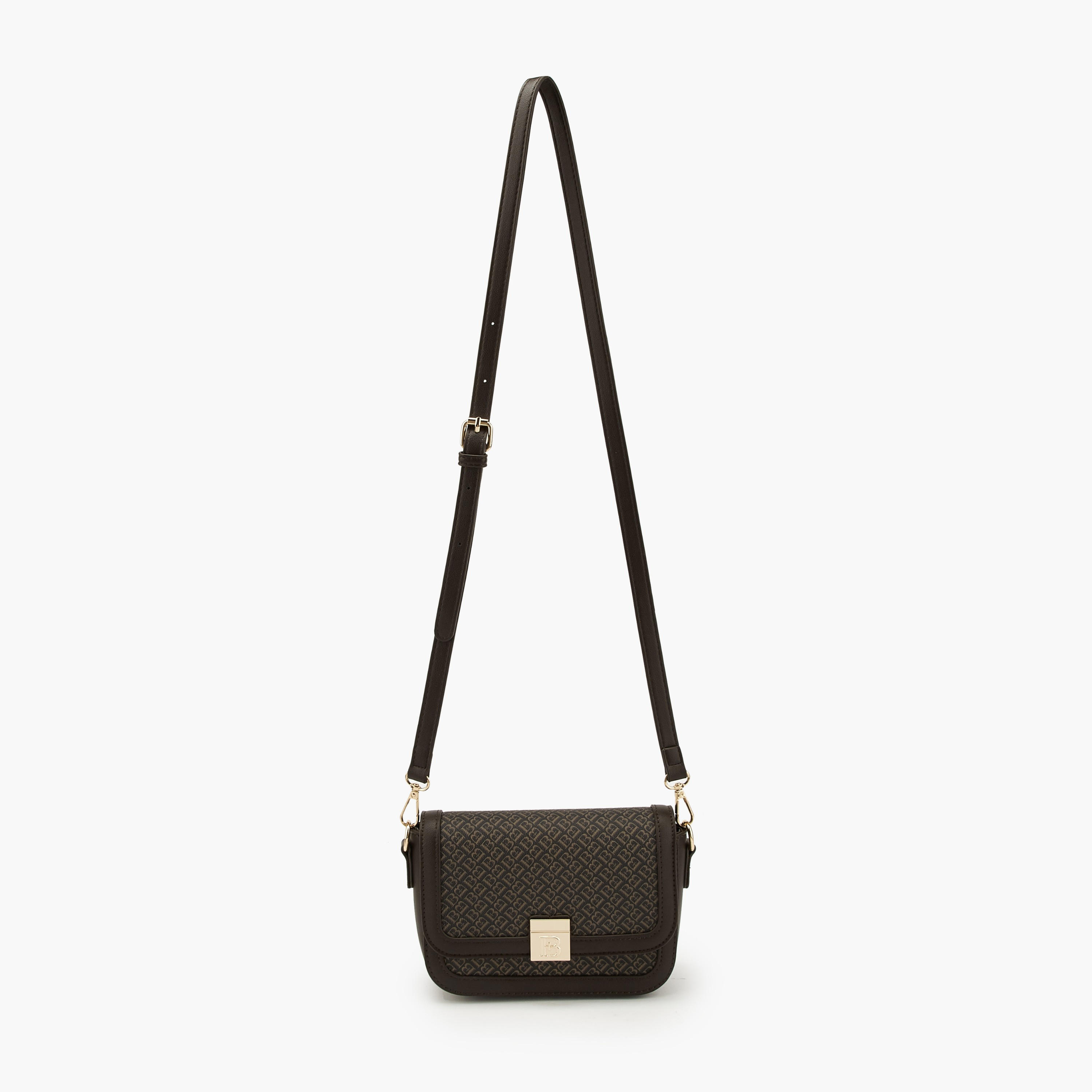 Flora Bella Monogram Print Crossbody Bag with Detachable Strap-women-bagsandwallets-handbags-image-2