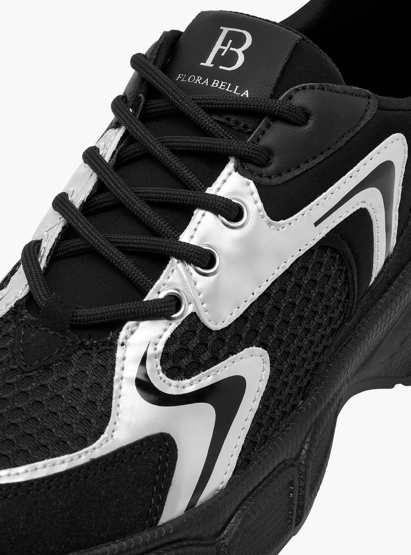 Flora Bella Panelled Lace-Up Sneakers-women-shoes-sneakers-image-4