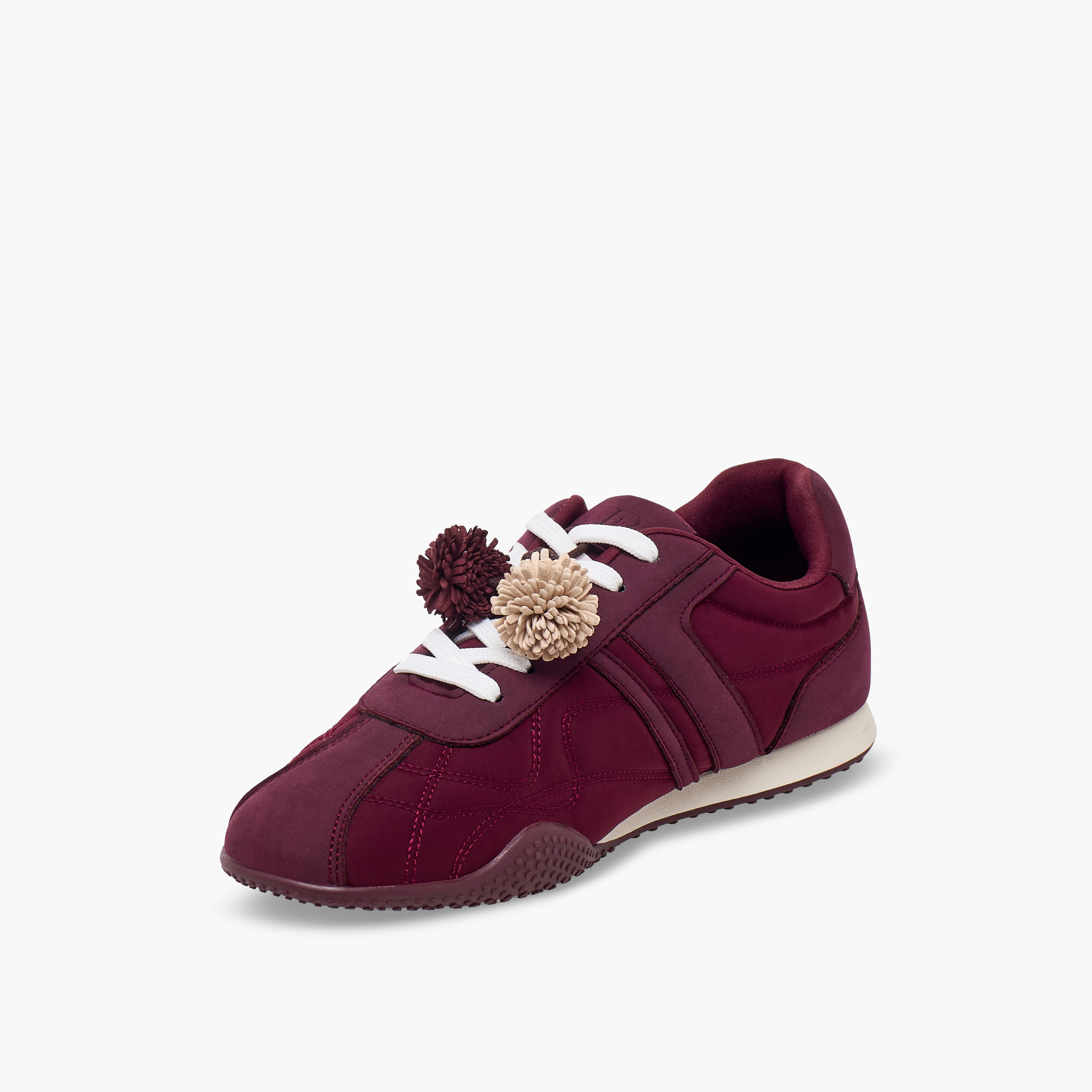 حذاء سنيكرز برقبة للكاحل وزينة بوم بوم للنساء من فلورا بيلا-women-shoes-sneakers-image-4