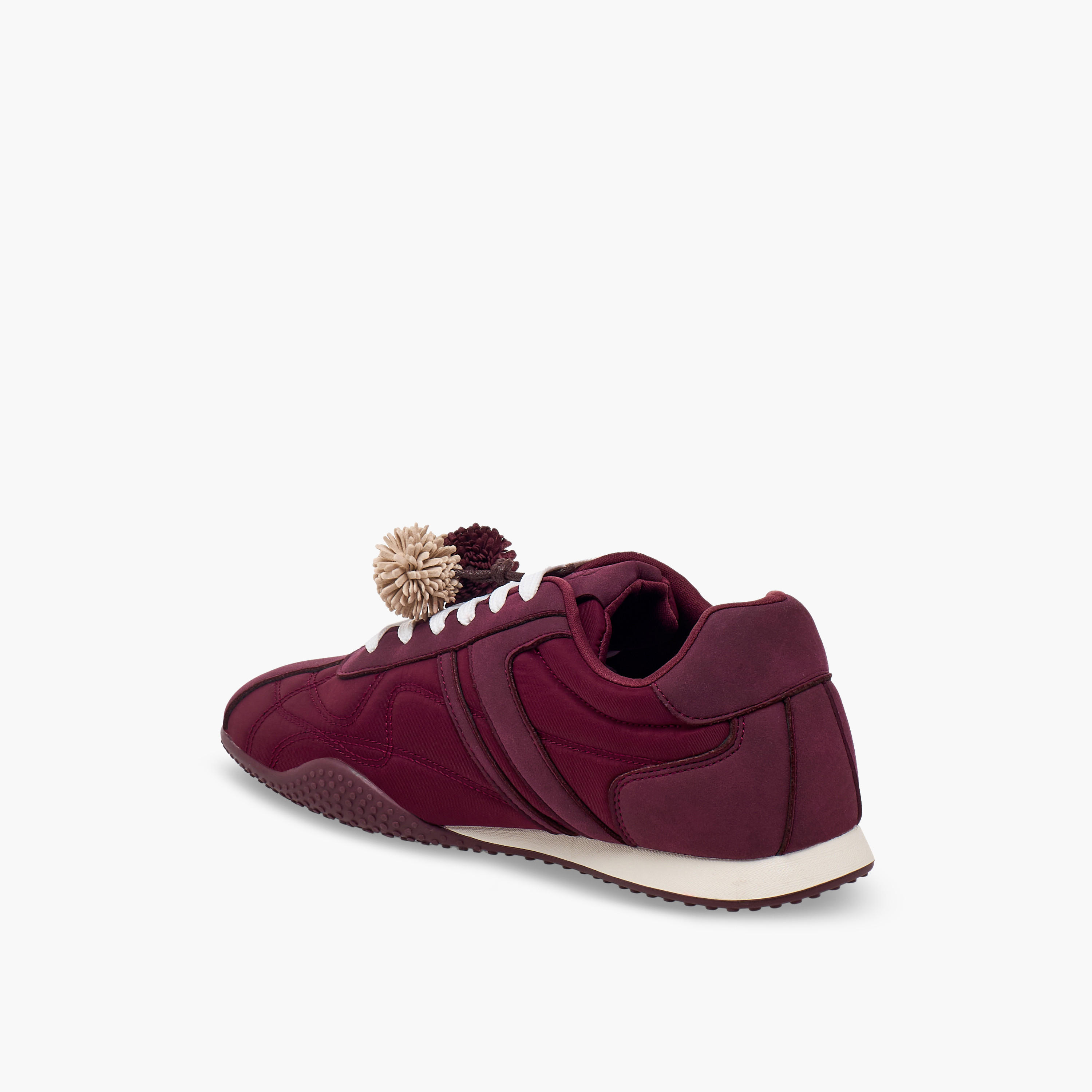 حذاء سنيكرز برقبة للكاحل وزينة بوم بوم للنساء من فلورا بيلا-women-shoes-sneakers-image-5