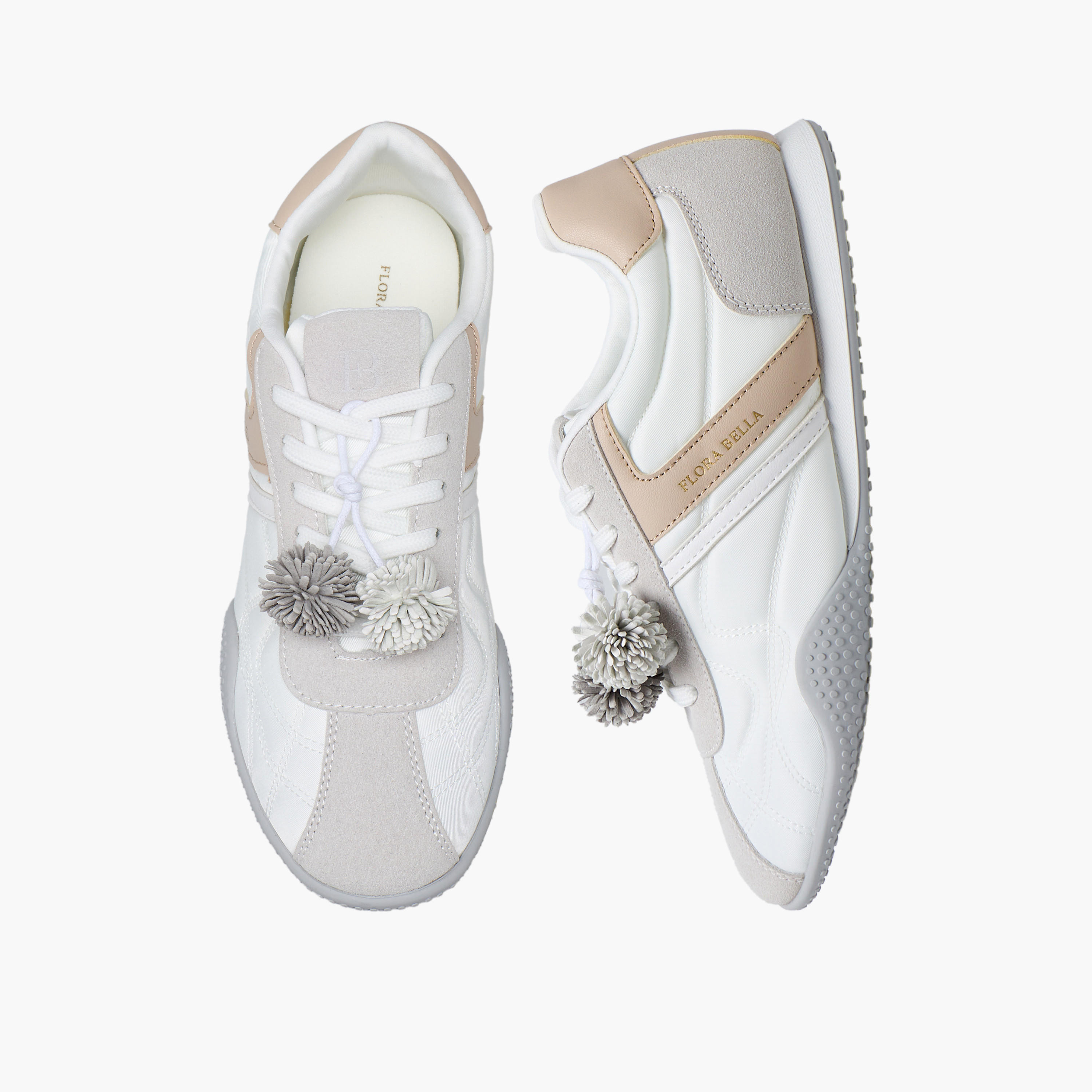 حذاء سنيكرز برقبة للكاحل وزينة بوم بوم للنساء من فلورا بيلا-women-shoes-sneakers-image-1