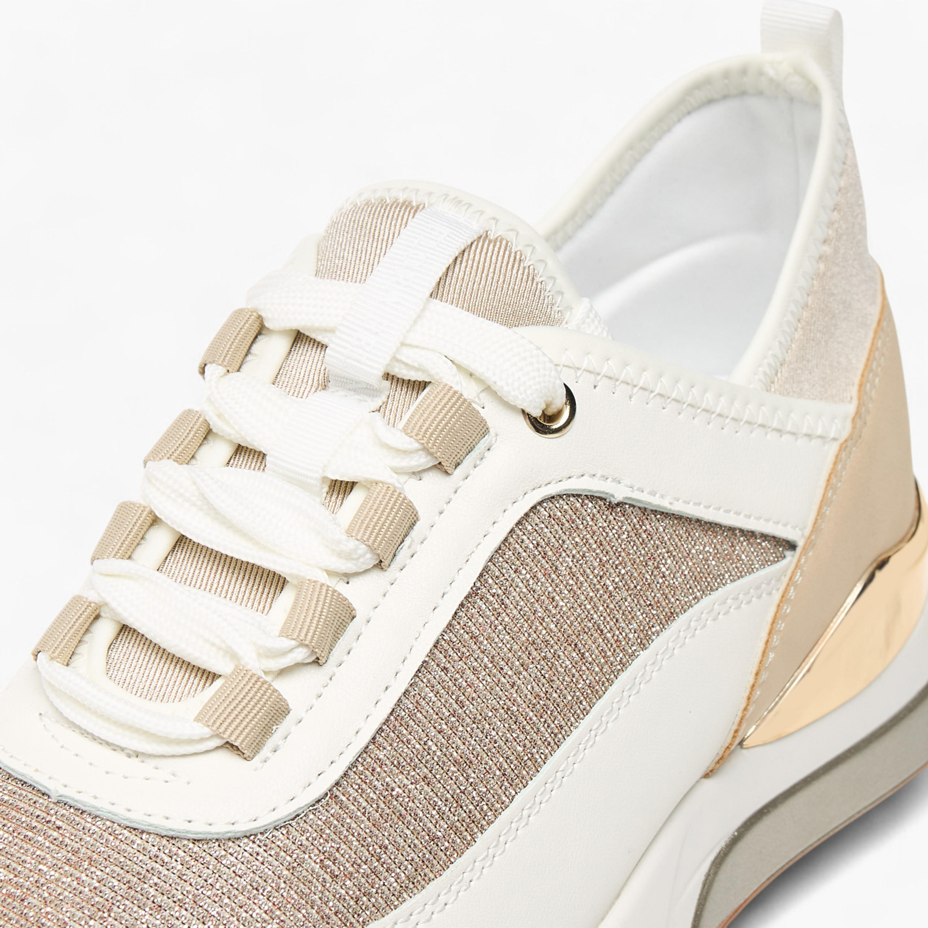 Flora Bella Glitter Textured Sneakers with Lace-Up Closure-women-shoes-sneakers-image-4