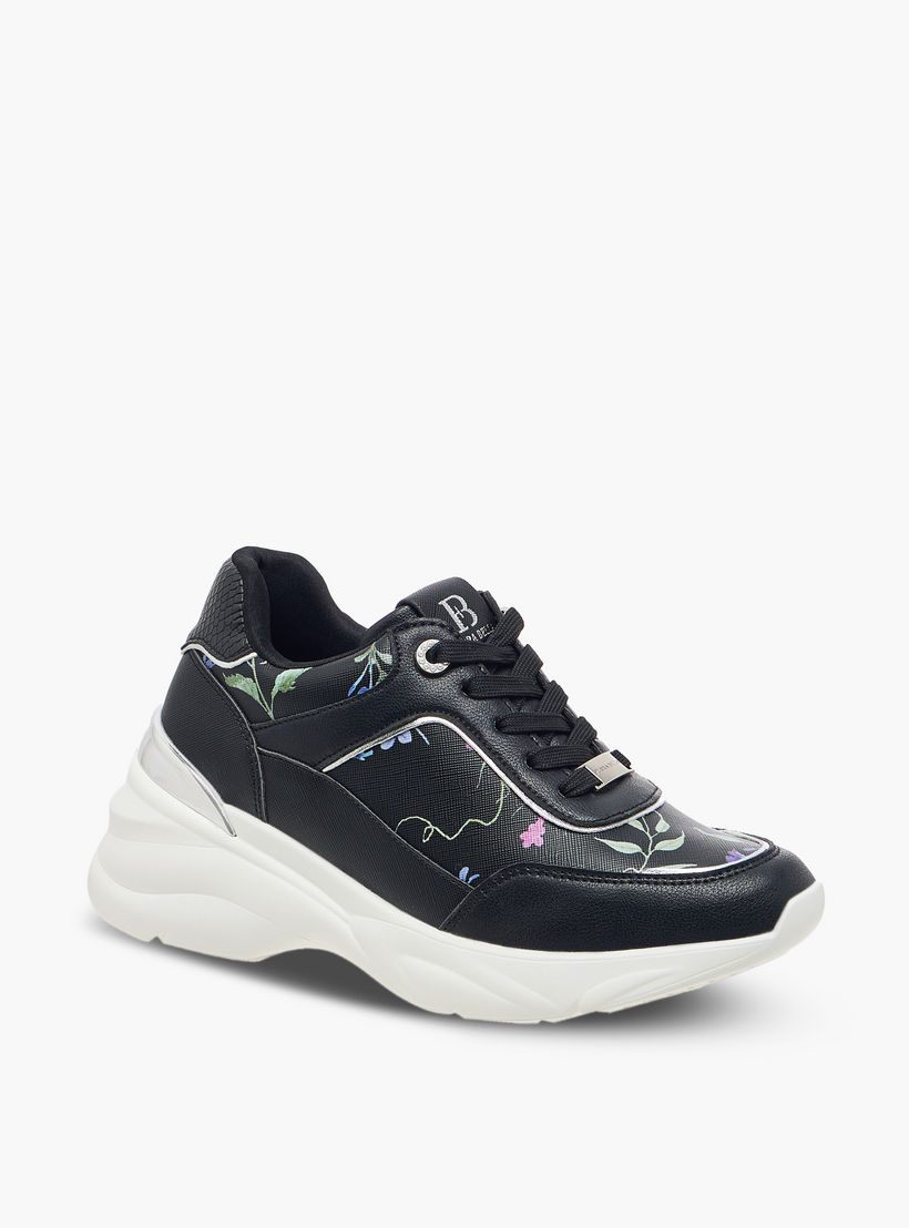 حذاء سنيكرز برباط إغلاق وطبعات زهرية من فلورا بيلا-women-shoes-sneakers-image-2
