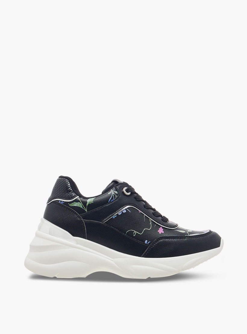 حذاء سنيكرز برباط إغلاق وطبعات زهرية من فلورا بيلا-women-shoes-sneakers-image-3