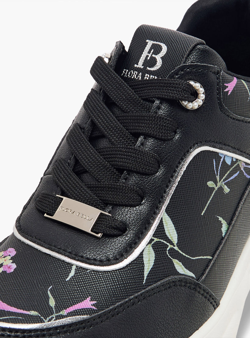 حذاء سنيكرز برباط إغلاق وطبعات زهرية من فلورا بيلا-women-shoes-sneakers-image-4