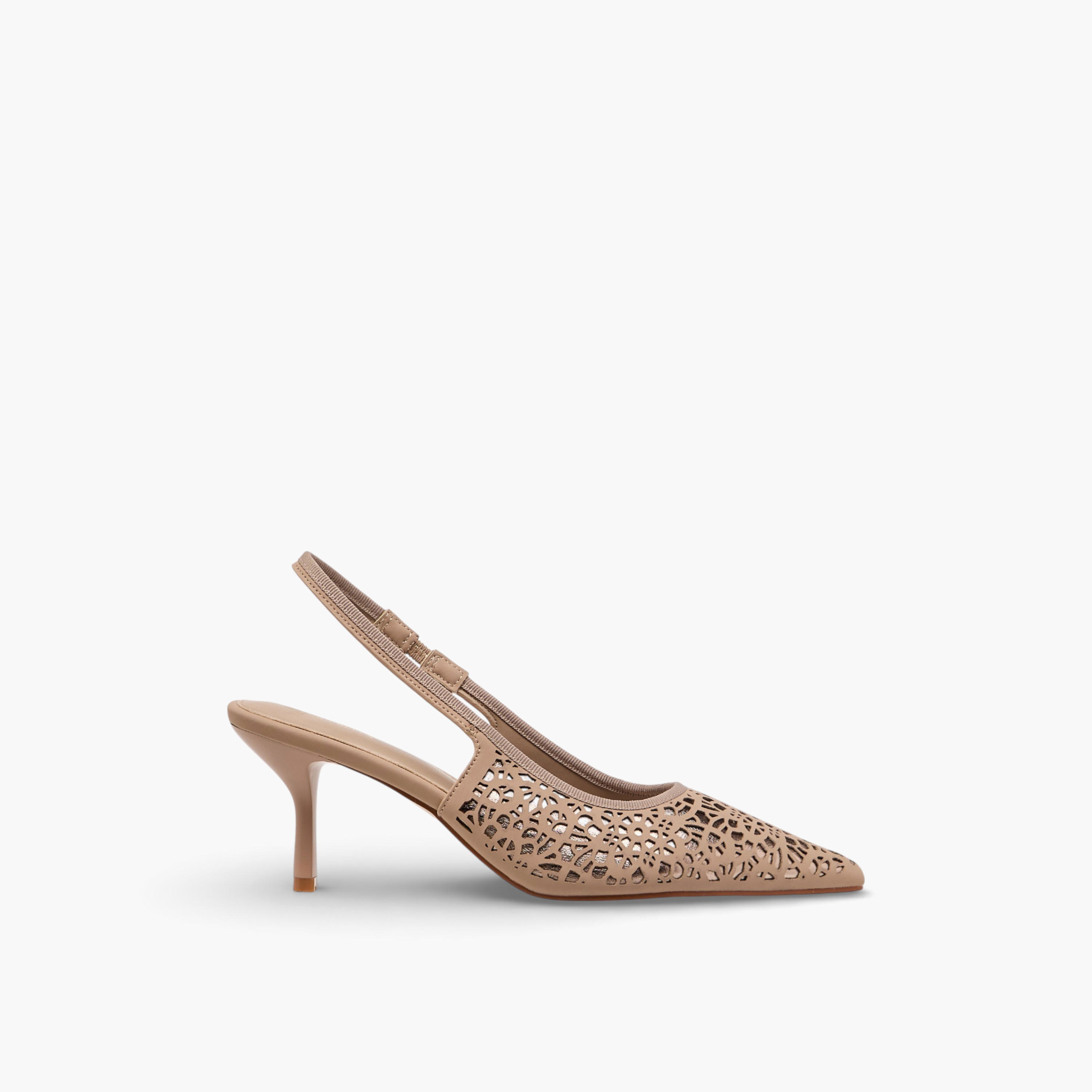 حذاء بحزام خلفي وتفاصيل مفرغة للنساء من فلورا بيلا-women-shoes-sandals-heeled-image-3