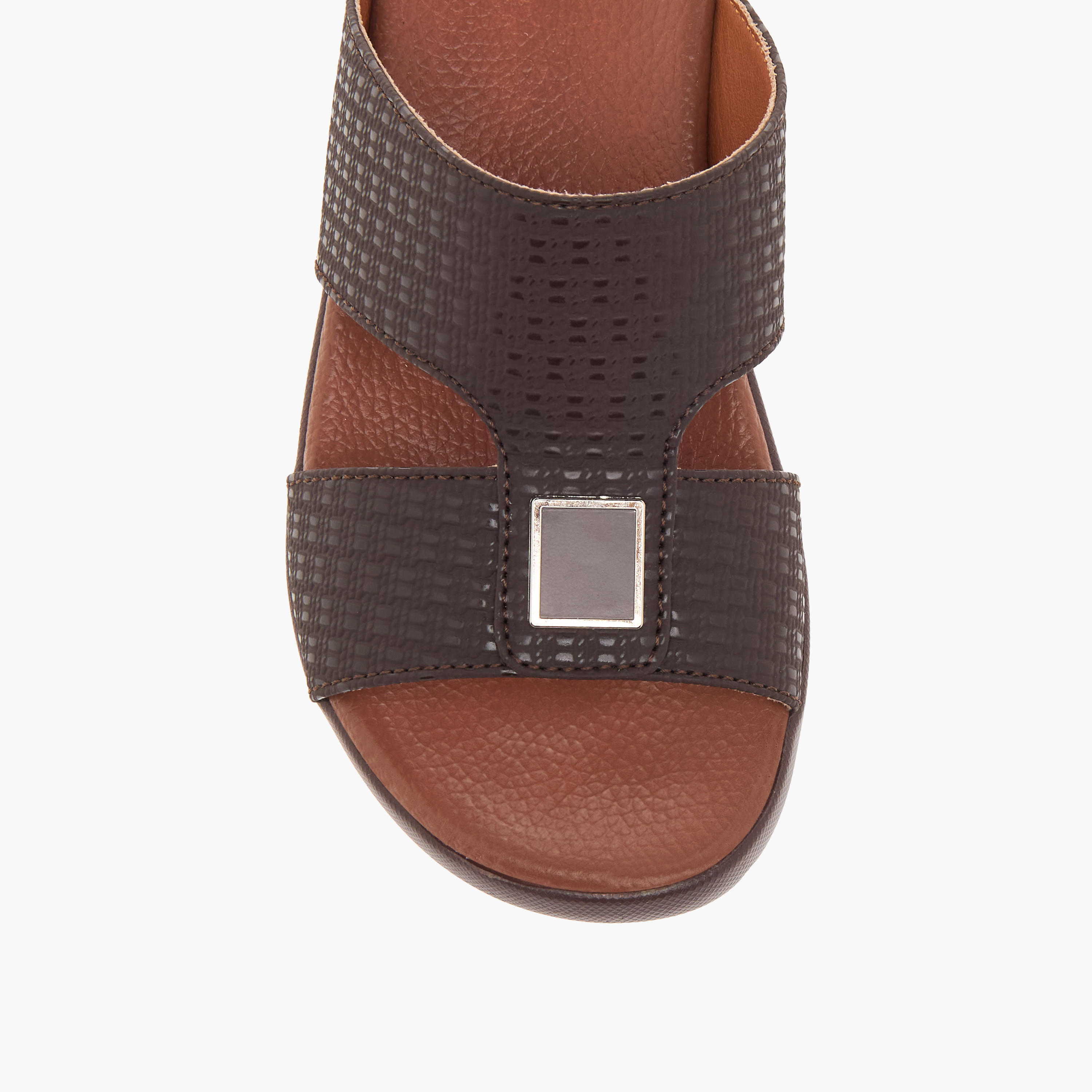 LBL by Shoexpress Textured Slip-On Arabic Sandals-boys-shoes-sandals-image-3