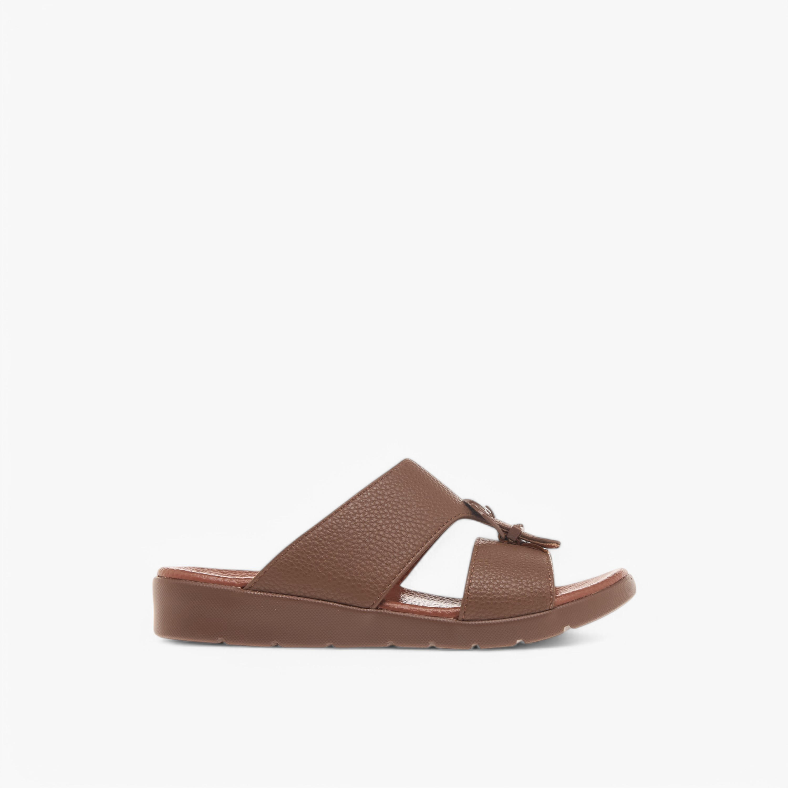 LBL by Shoexpress Textured Slip-On Arabic Sandals with Buckle Accent-boys-shoes-sandals-image-2