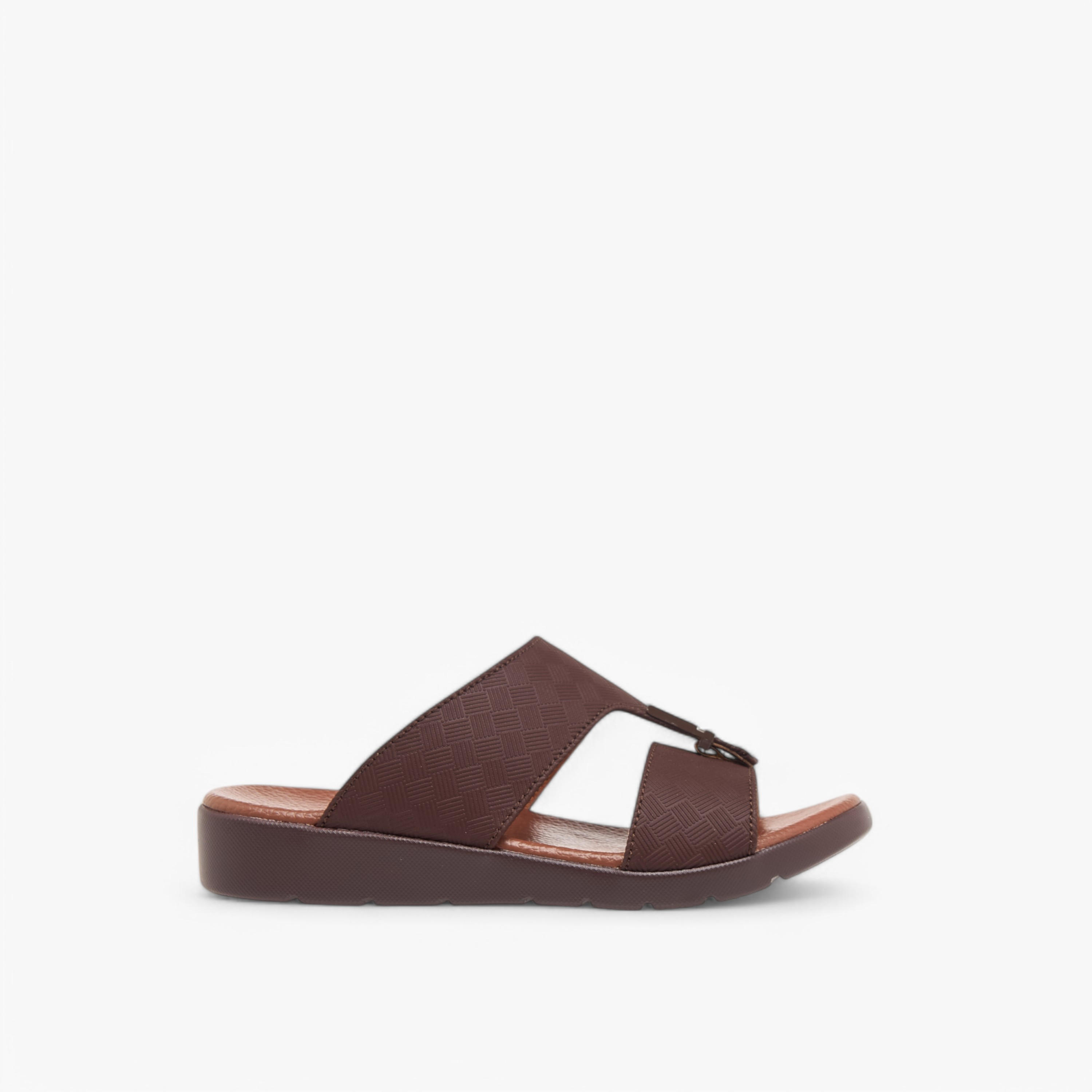 LBL by Shoexpress Textured Slip-On Arabic Sandals with Accent Detail-boys-shoes-sandals-image-2