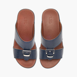 LBL by Shoexpress Animal Textured Slip-On Arabic Sandals with Buckle Accent-boys-shoes-image-1