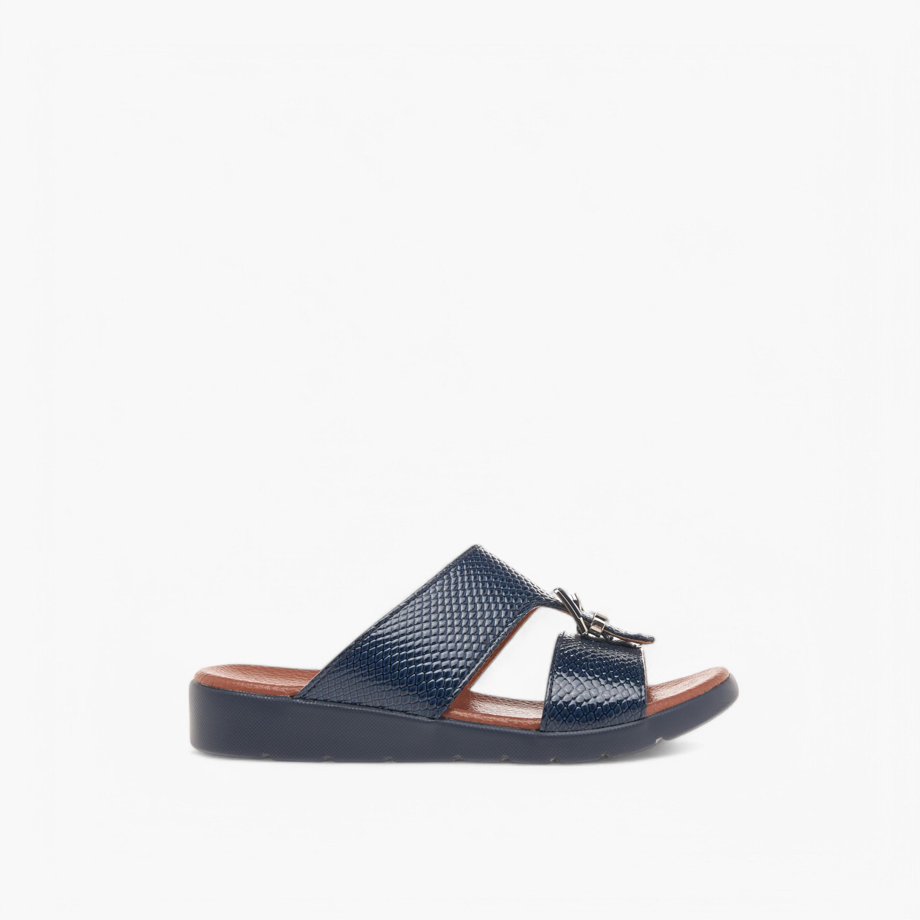 LBL by Shoexpress Animal Textured Slip-On Arabic Sandals with Buckle Accent-boys-shoes-sandals-image-2