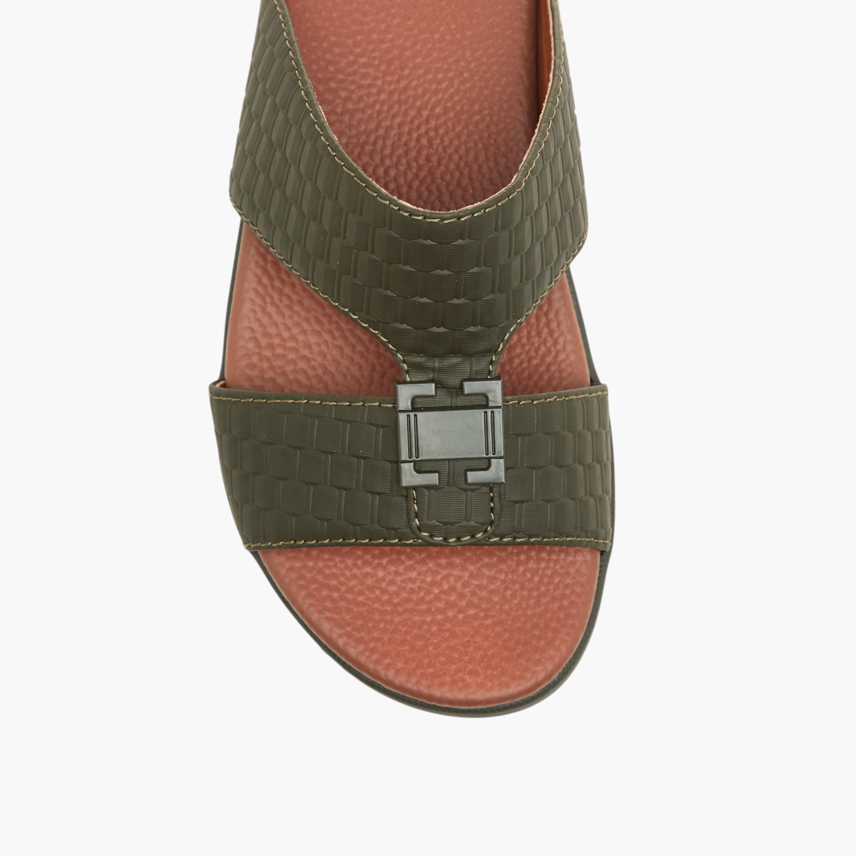LBL by Shoexpress Metal Accent Slip-On Arabic Sandals-boys-shoes-sandals-image-3
