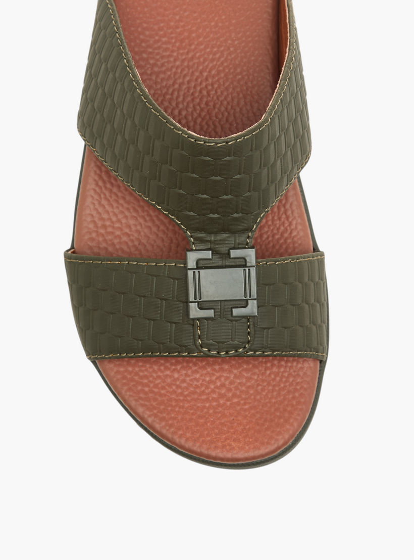 LBL by Shoexpress Metal Accent Slip-On Arabic Sandals-boys-shoes-sandals-image-3