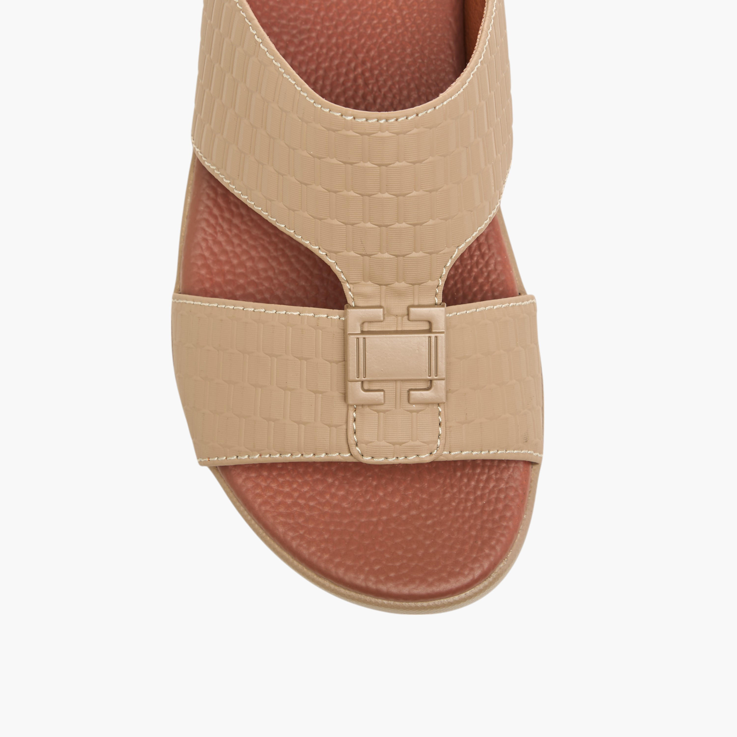 LBL by Shoexpress Metal Accent Slip-On Arabic Sandals-boys-shoes-sandals-image-3