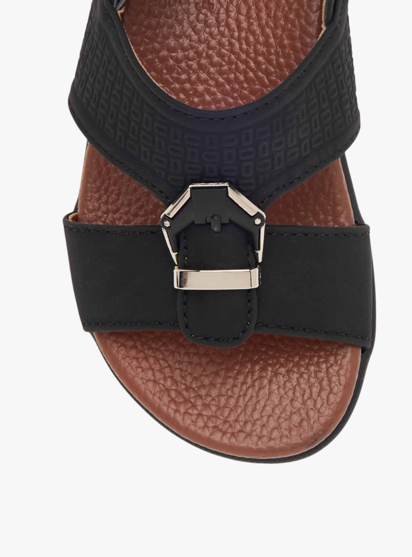 صندل عربي بارز الملمس بشريط إغلاق لاصق إل بي إل من شو إكسبريس-boys-shoes-sandals-image-3