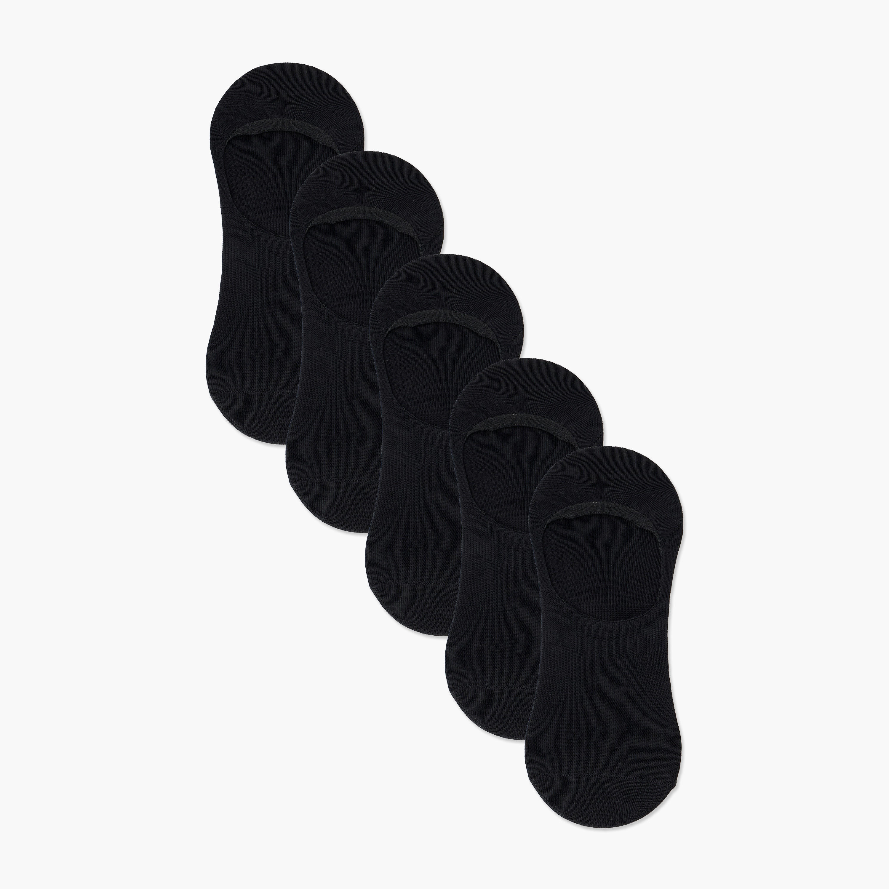 طقم جوارب مخفية للرجال 5 أزواج من إل بي إل من شو إكسبريس-men-socks-image-1