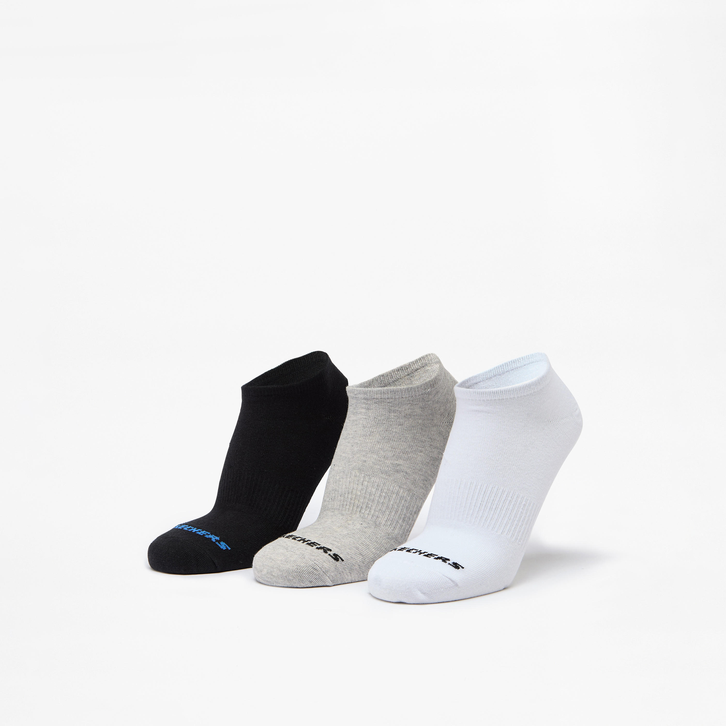 طقم جوارب بطول الكاحل 3 أزواج بطبعات من سكتشرز - S114041D-109-men-socks-image-1