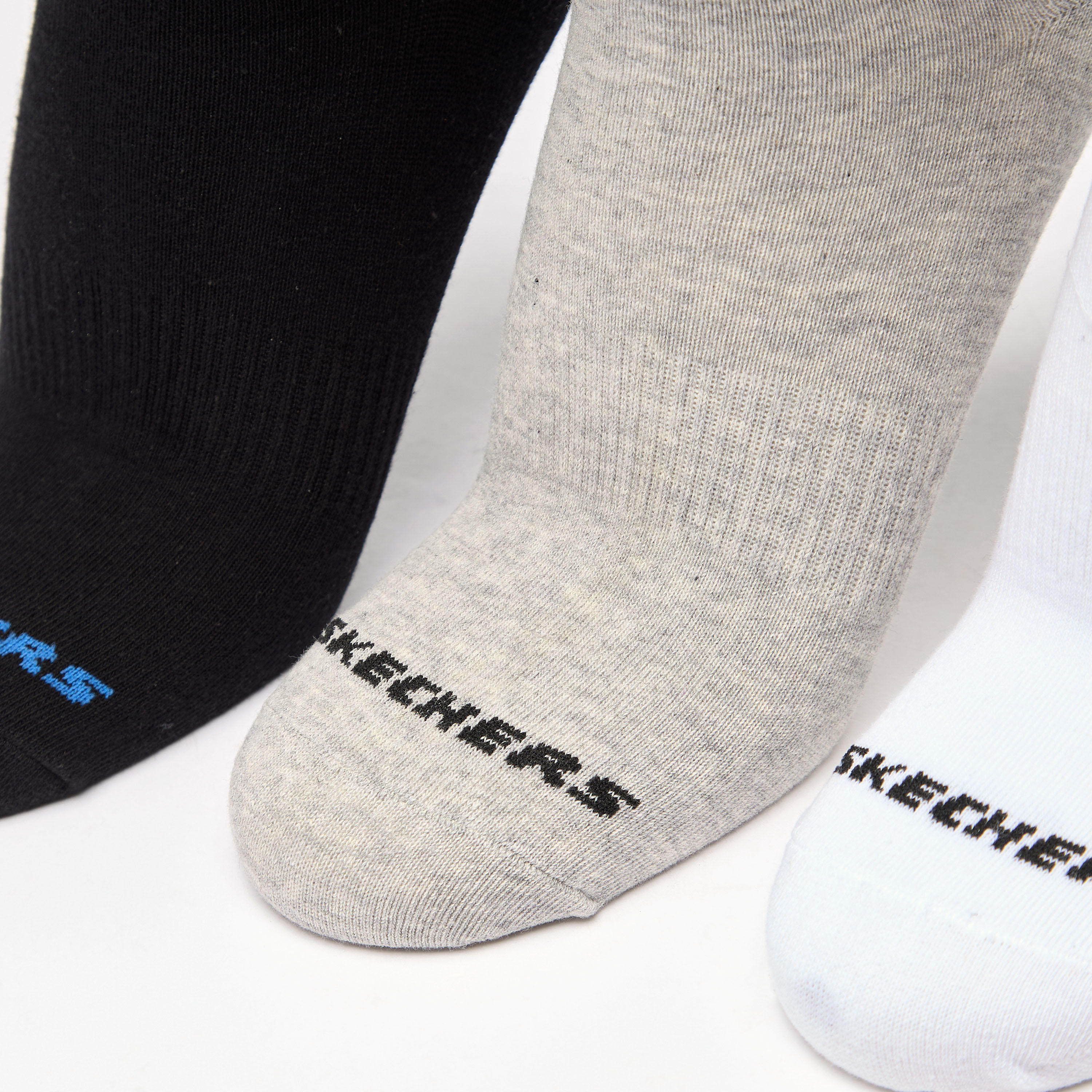 طقم جوارب بطول الكاحل 3 أزواج بطبعات من سكتشرز - S114041D-109-men-socks-image-2