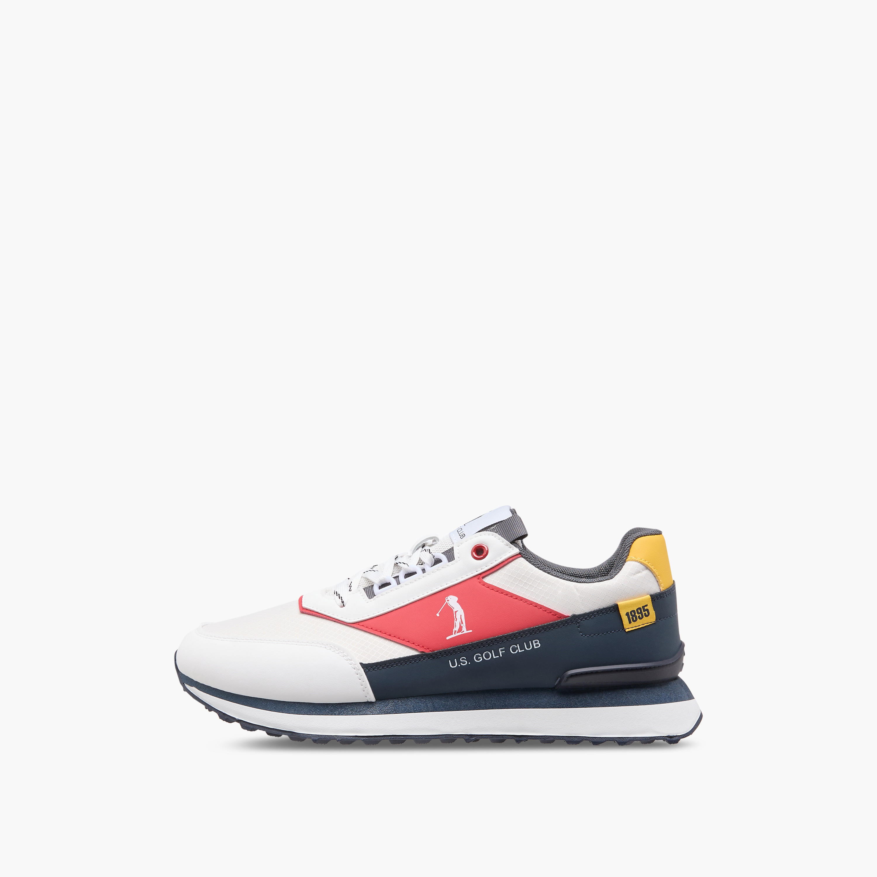 U.S. Golf Club Men's Colourblock Sneakers with Lace-Up Closure-sports-men-shoes-image-2