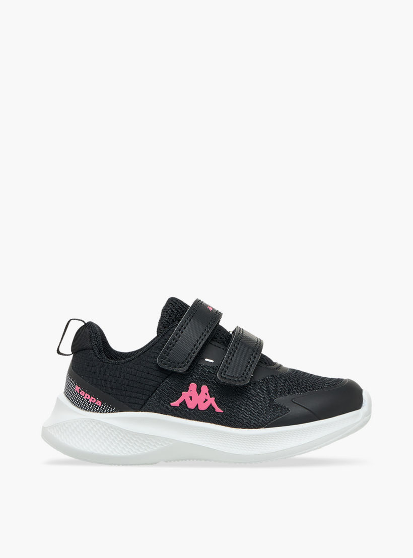 حذاء رياضي بشريط إغلاق لاصق وطبعات شعار للبنات من كابا-girls-shoes-sneakers-image-3