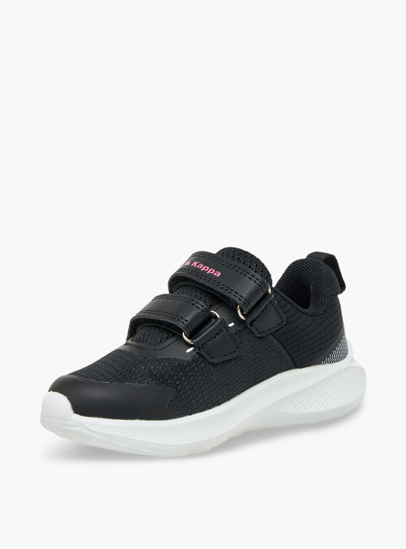 حذاء رياضي بشريط إغلاق لاصق وطبعات شعار للبنات من كابا-girls-shoes-sneakers-image-4