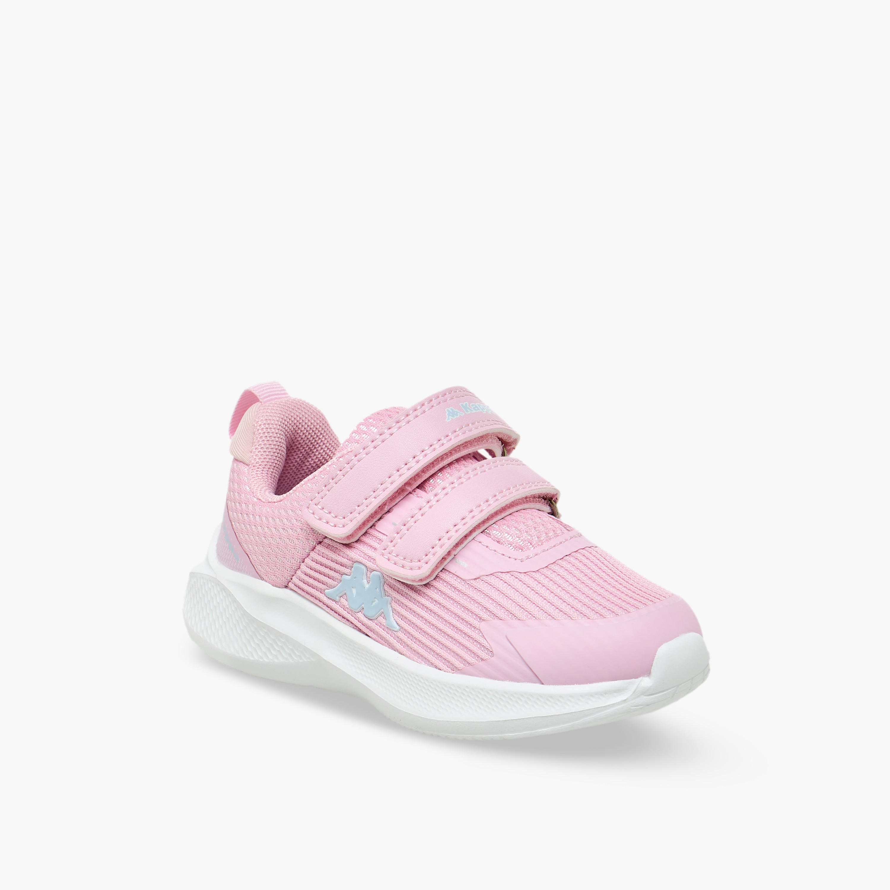 حذاء رياضي بشريط إغلاق لاصق وطبعات شعار للبنات من كابا-girls-shoes-sneakers-image-7