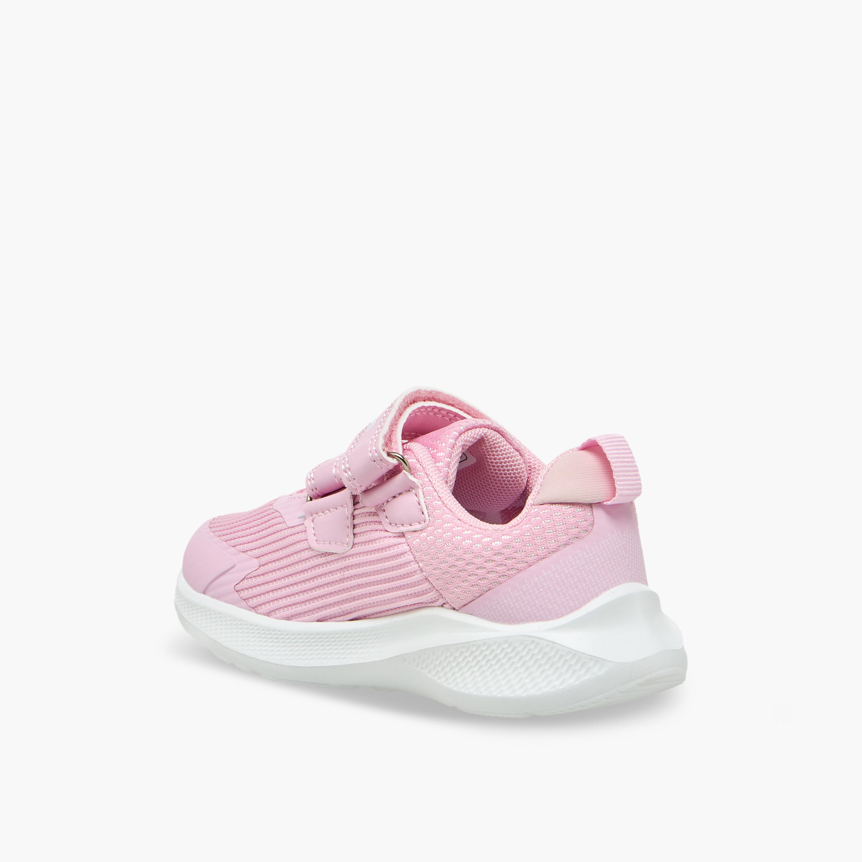 حذاء رياضي بشريط إغلاق لاصق وطبعات شعار للبنات من كابا-girls-shoes-sneakers-image-2