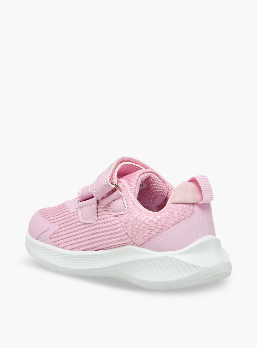 حذاء رياضي بشريط إغلاق لاصق وطبعات شعار للبنات من كابا-girls-shoes-sneakers-image-2