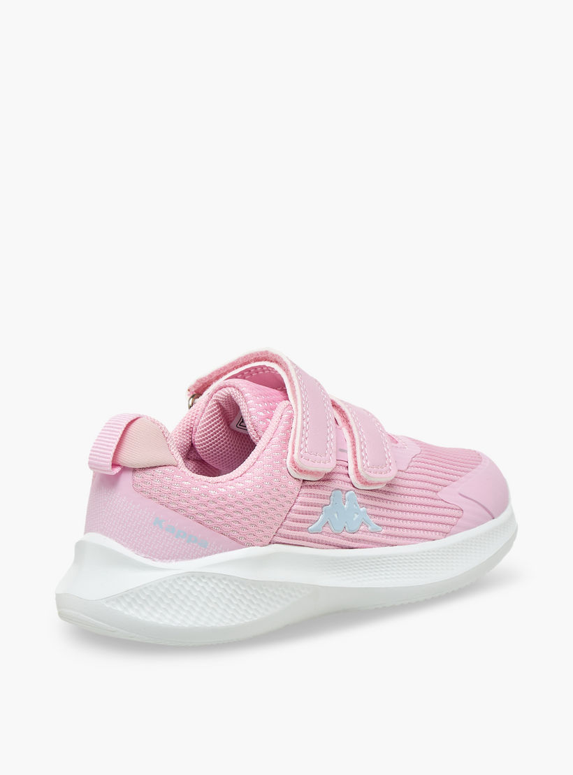 حذاء رياضي بشريط إغلاق لاصق وطبعات شعار للبنات من كابا-girls-shoes-sneakers-image-3