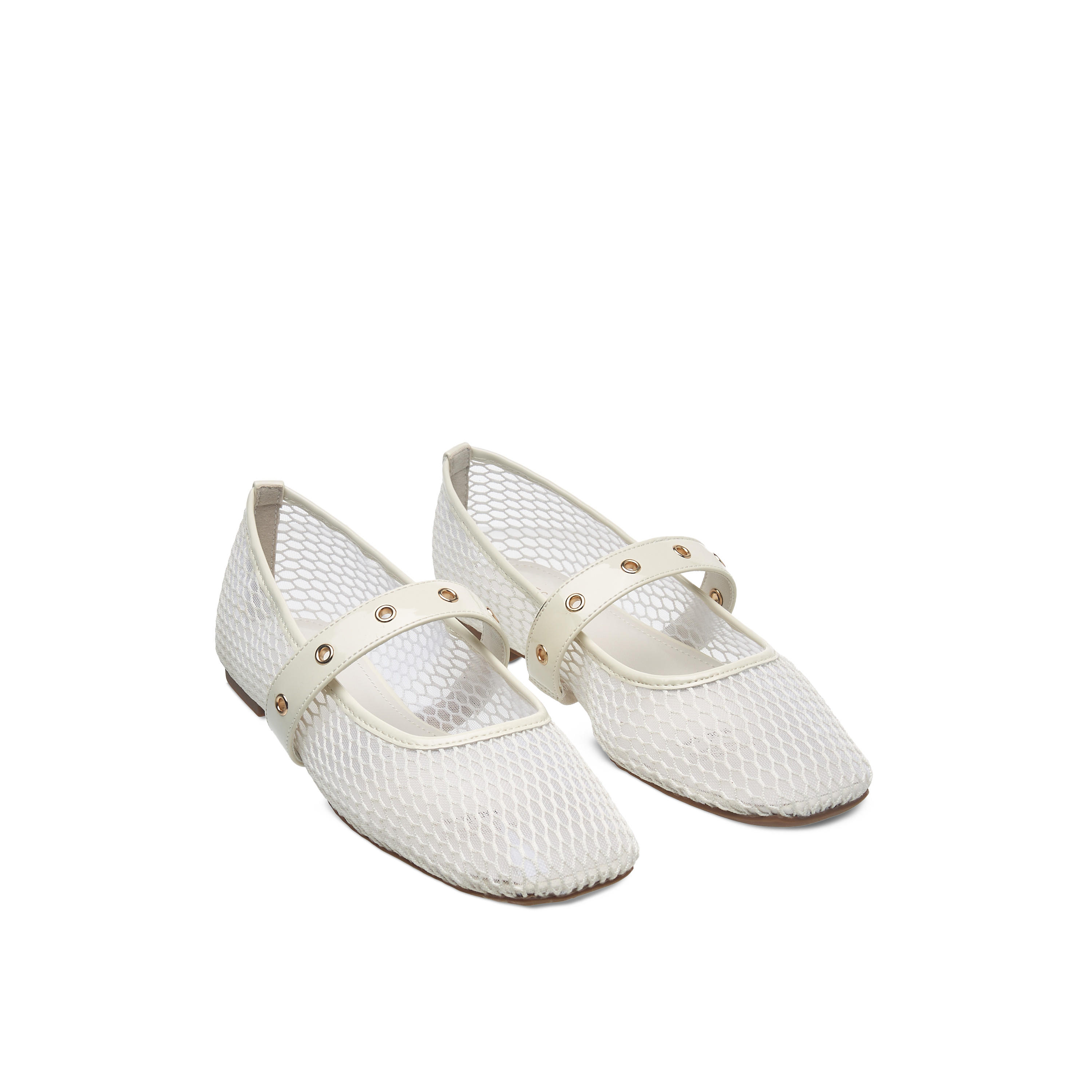 حذاء ماري جين بارز الملمس سهل الارتداء للنساء من سيليست-women-shoes-ballerinas-image-1