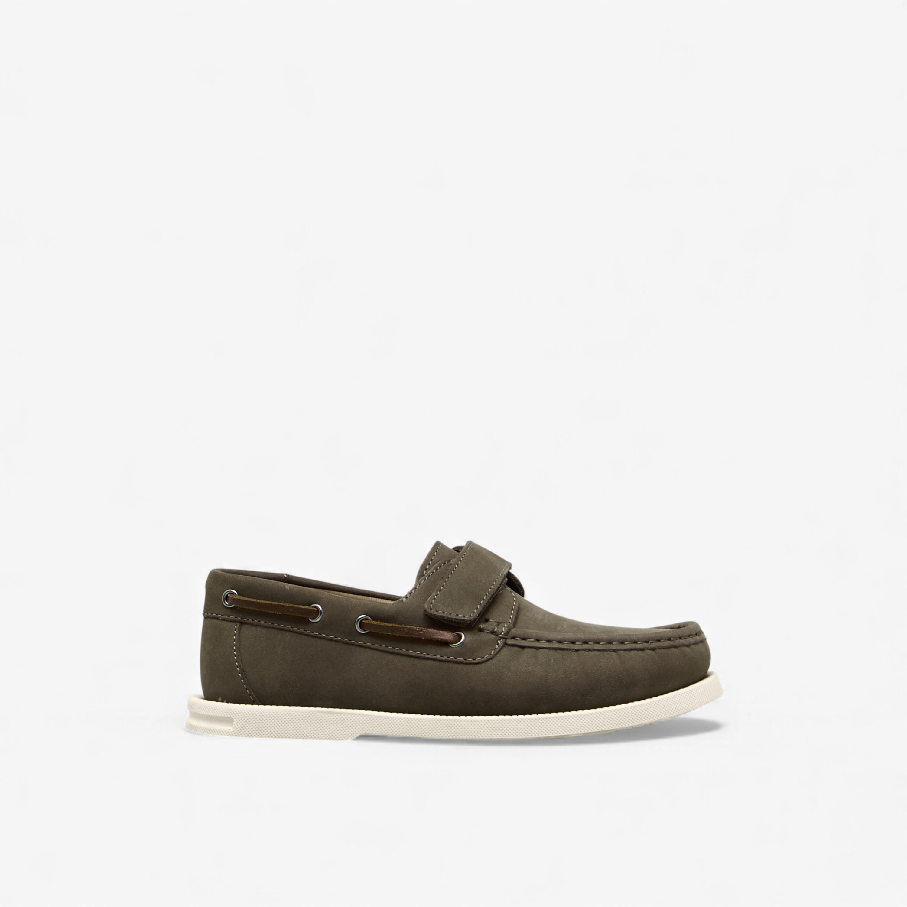 Mister Duchini Boys Hook & Loop Leather Moccasins-boys-shoes-loafers-image-3