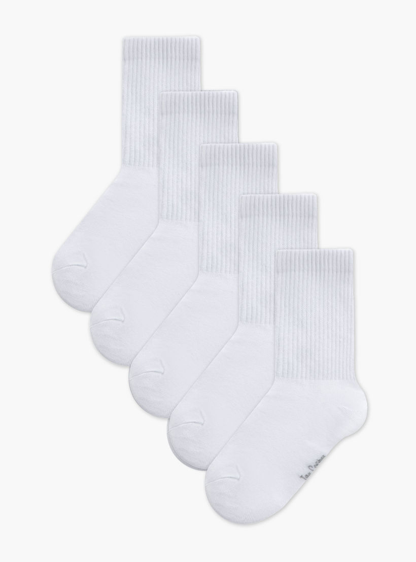 Lee Cooper Men's Crew Length Socks - Set of 5-men-socks-image-1