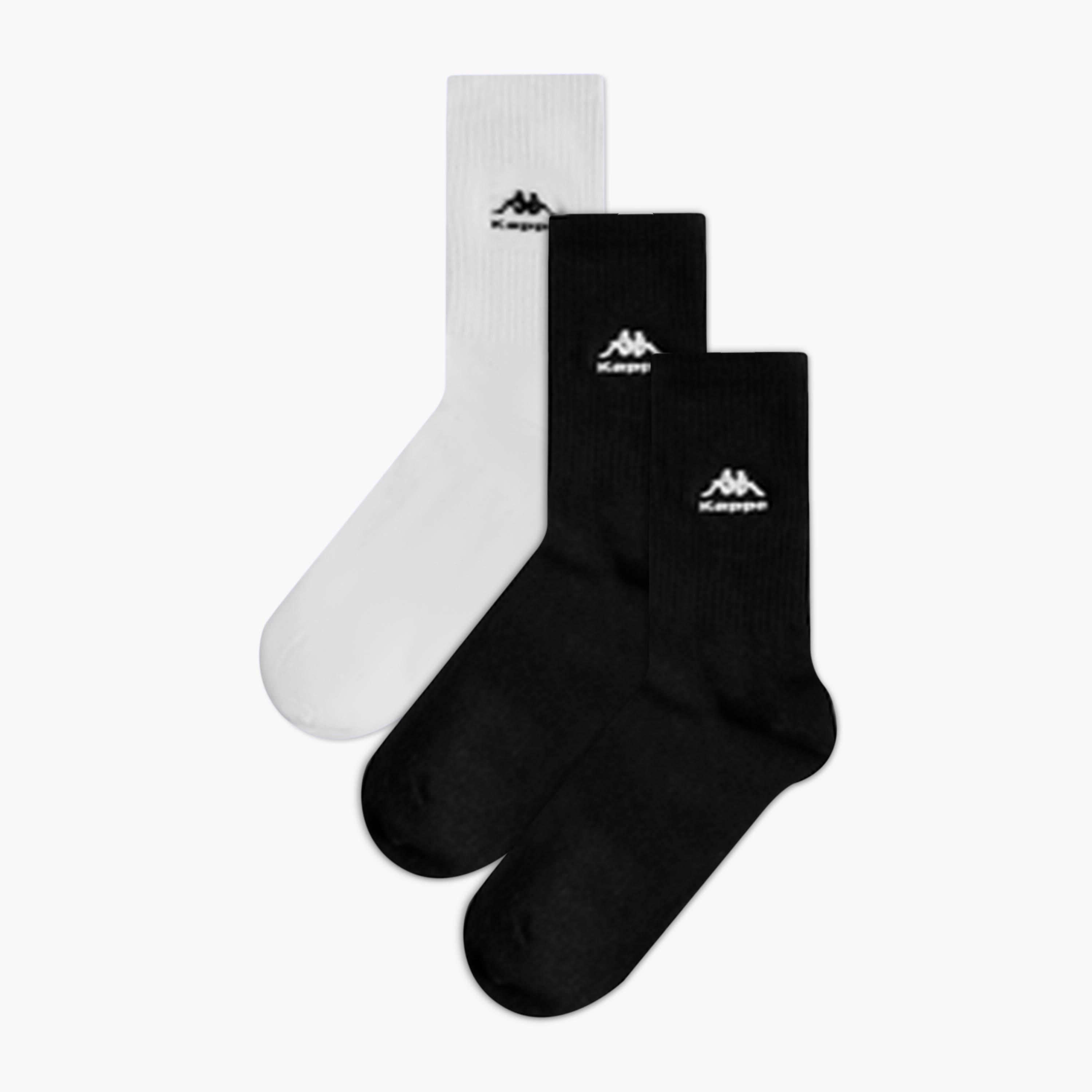 Kappa Men Crew Length Sports Socks - Set of 3-men-socks-image-1