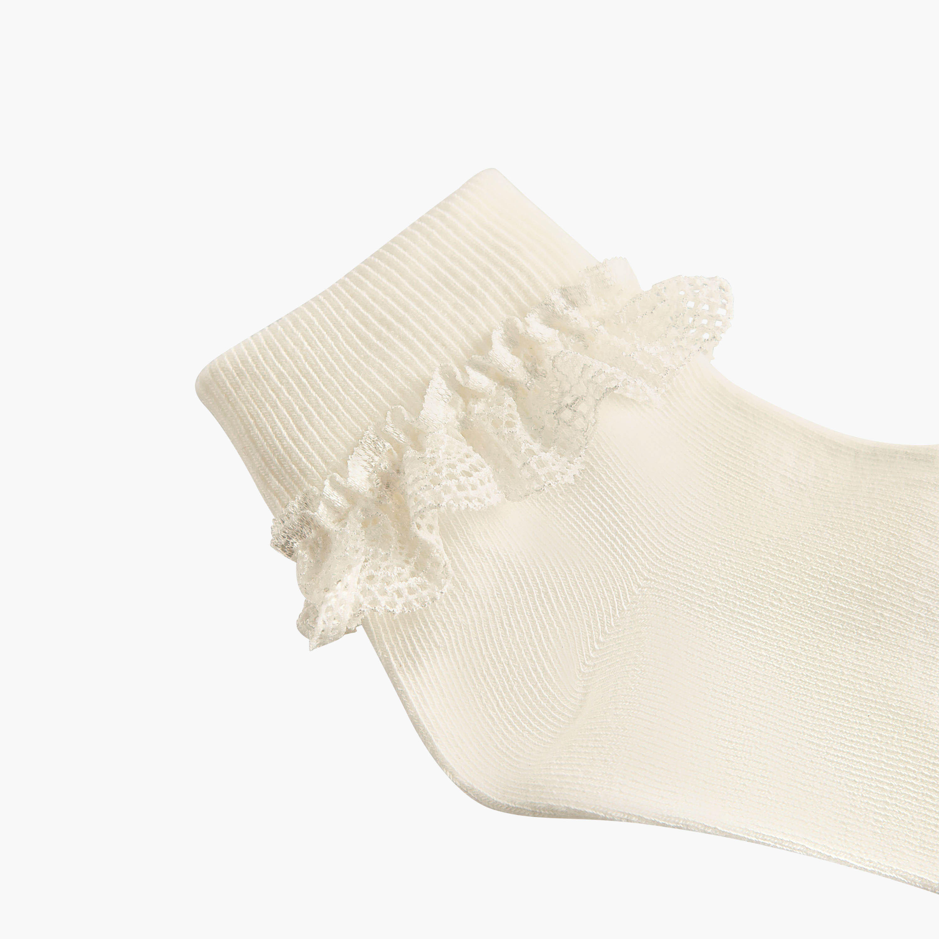 Pack of 3 Celeste Girls Socks with Lace Frill-girls-accessories-socks-image-5