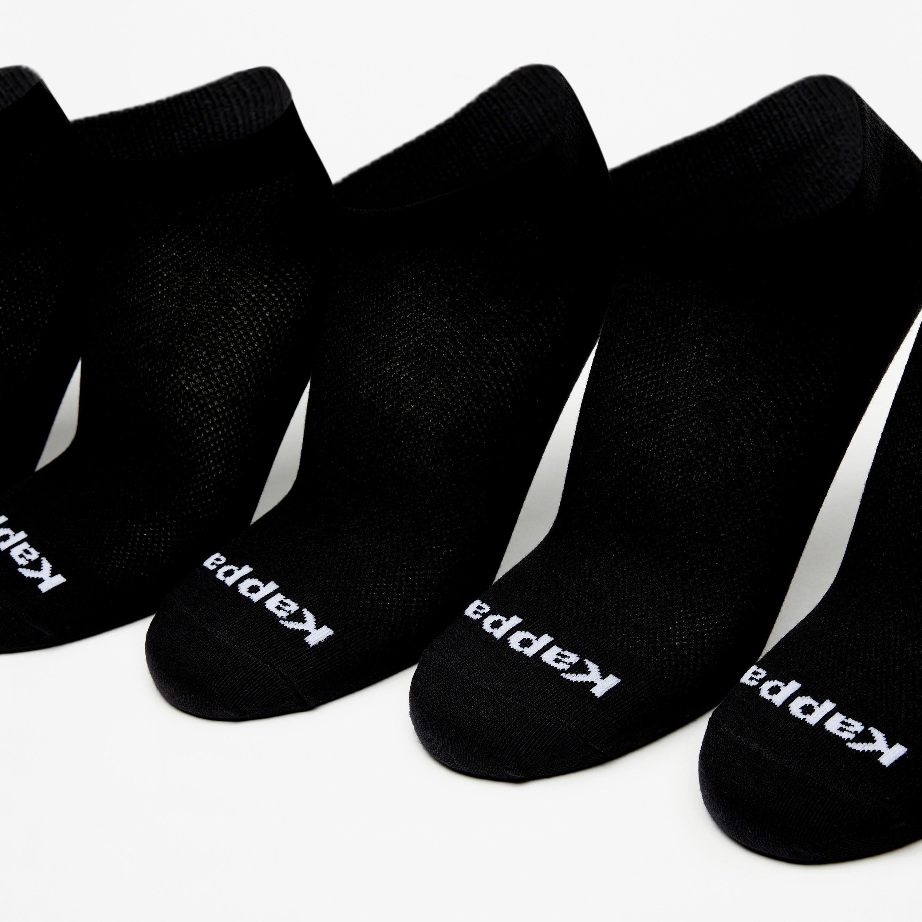 Kappa Logo Detail Ankle Length Sports Socks - Set of 6-men-socks-image-2