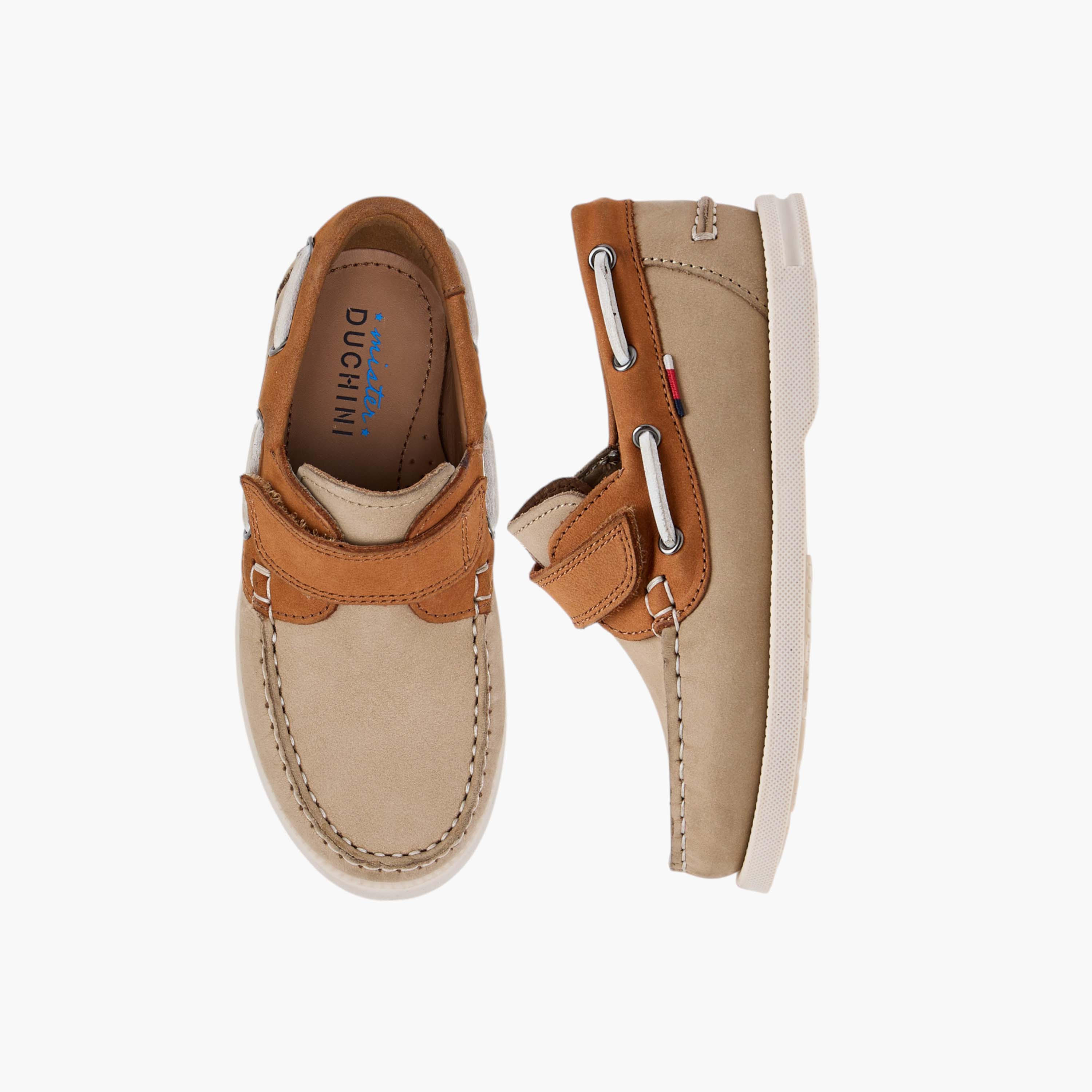 حذاء موكاسين سهل الارتداء بقوالب ملونة من مستر دوتشيني-boys-shoes-loafers-image-1