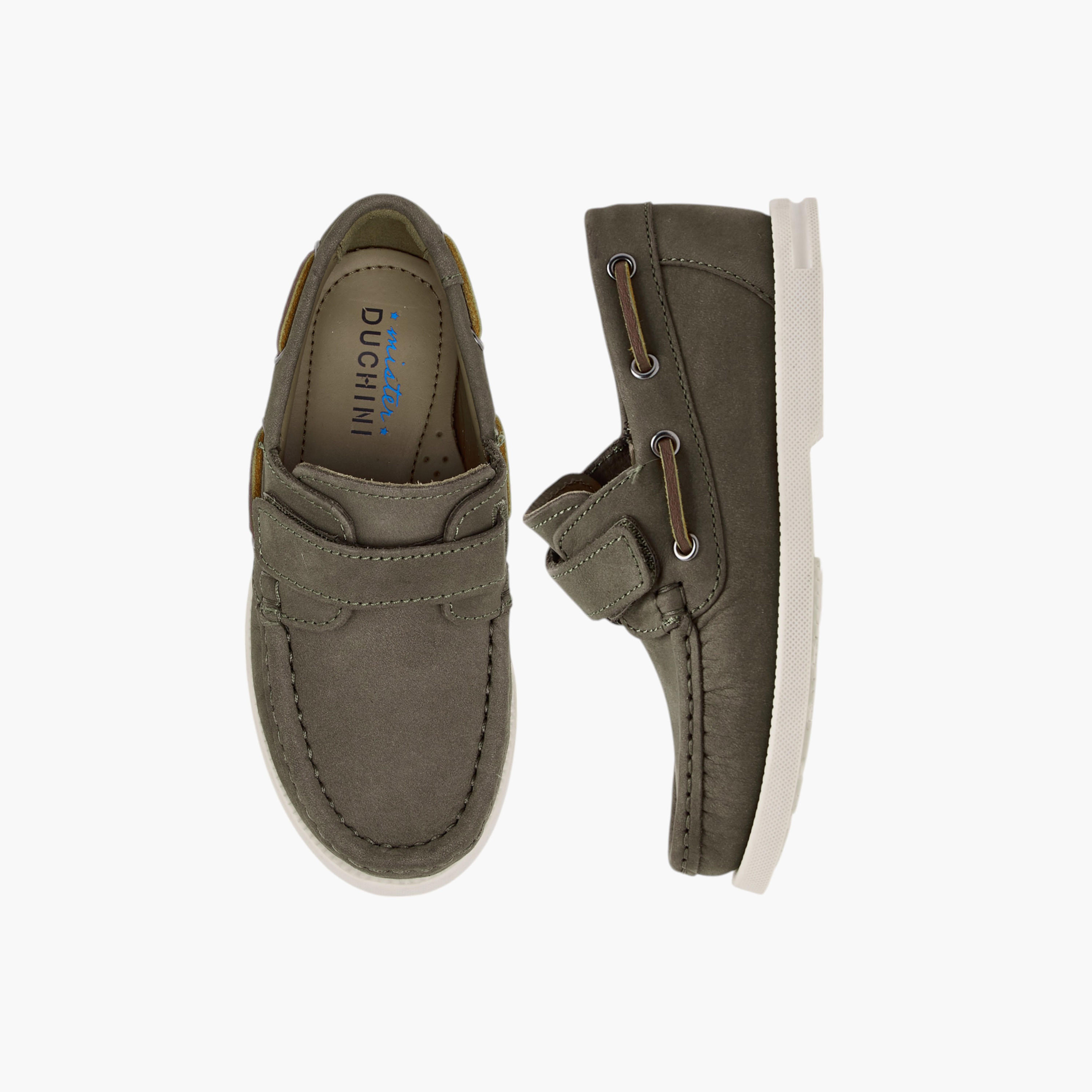 حذاء موكاسين سادة سهل الارتداء من مستر دوتشيني-boys-shoes-loafers-image-1