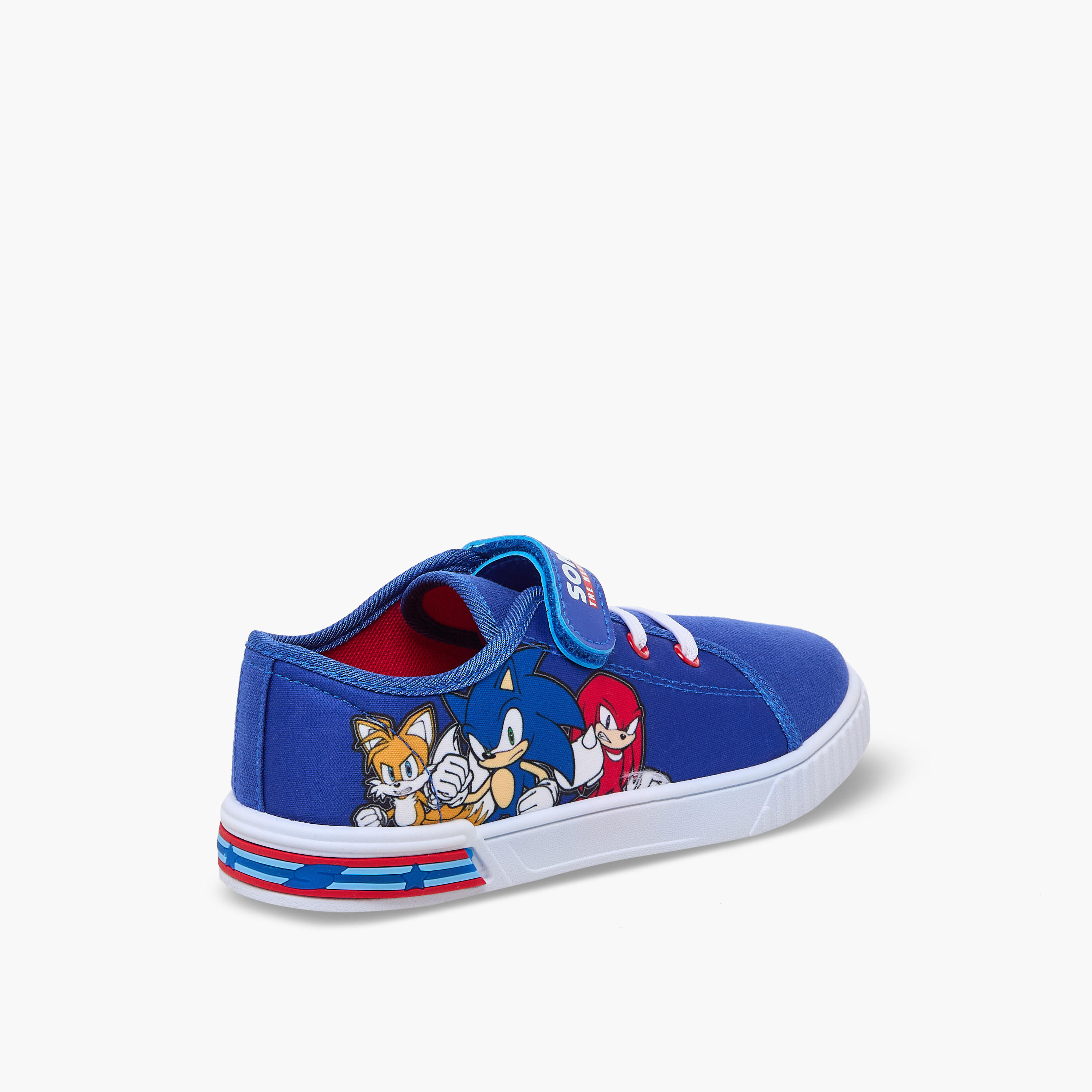 Sonic Boys Hook & Loop Ankle Sneakers-boys-shoes-sneakers-image-6