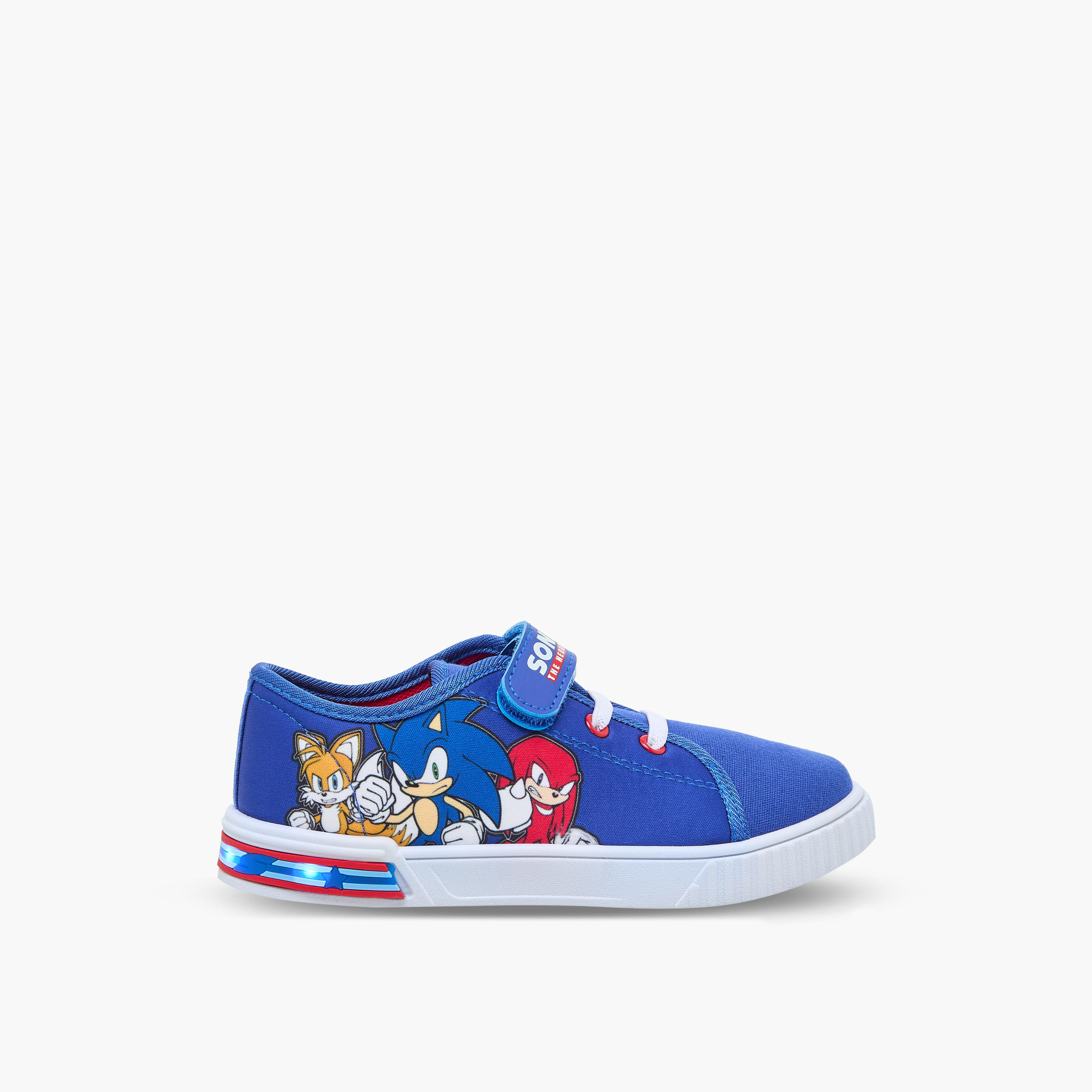 Sonic Boys Hook & Loop Ankle Sneakers-boys-shoes-sneakers-image-9