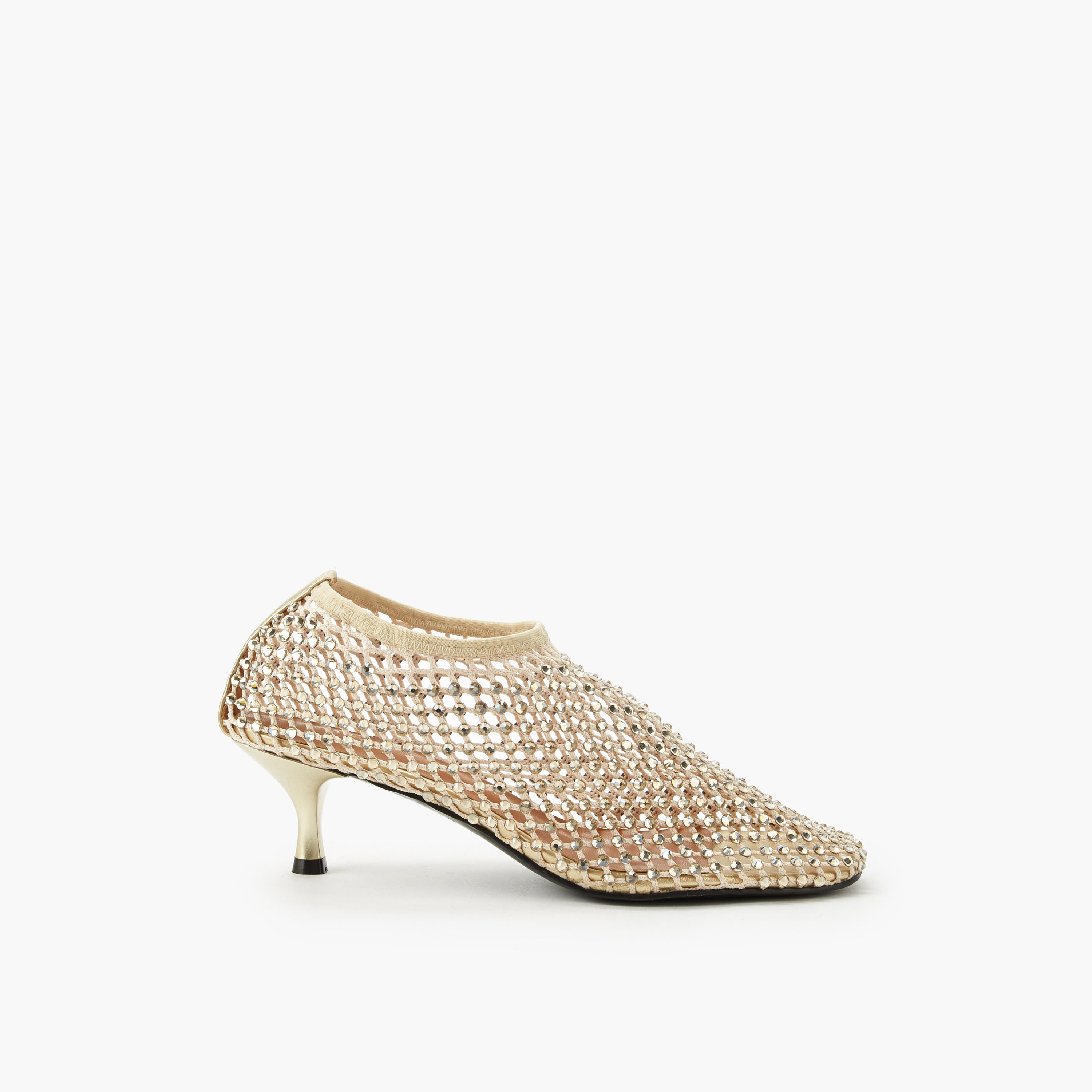 حذاء مزين بكعب صغير للنساء من هادانا-women-shoes-heels-image-3