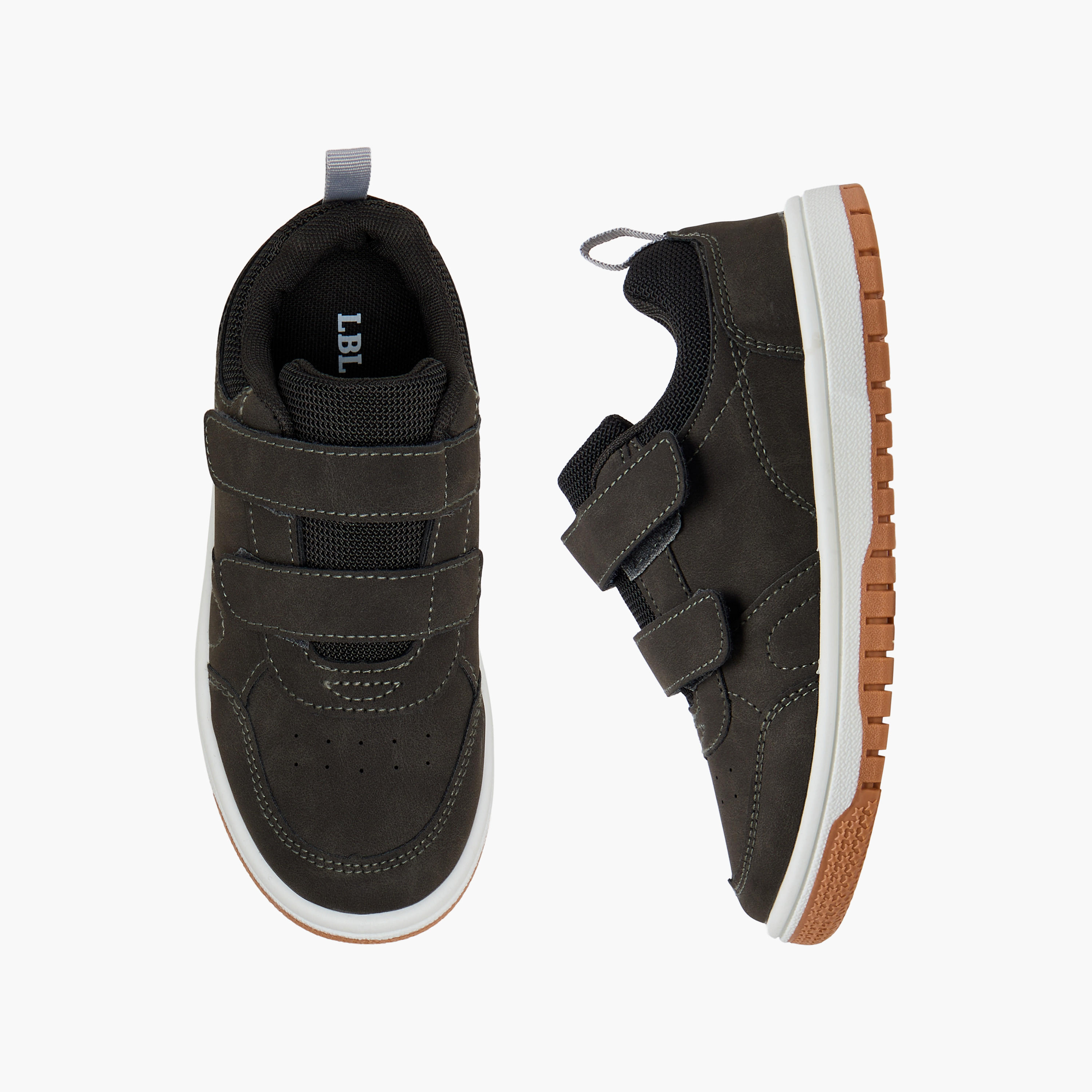 حذاء سنيكرز للكاحل بشريط إغلاق لاصق للأولاد من إل بي إل من شو إكسبريس-boys-shoes-sneakers-image-1