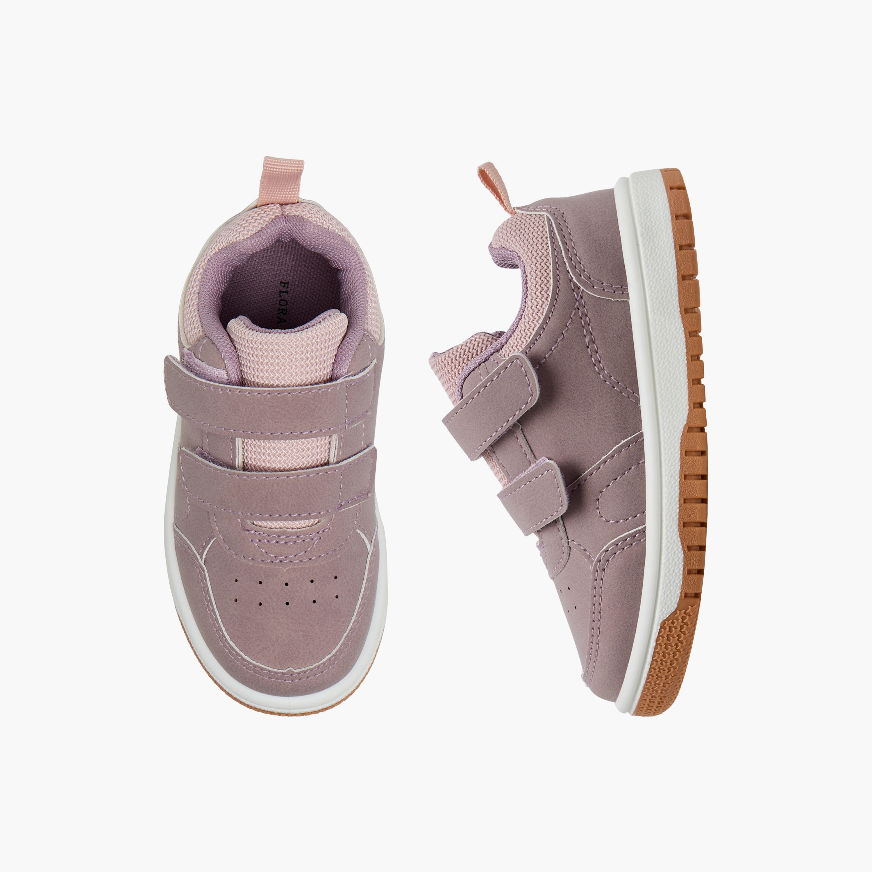 Flora Bella Girls Hook & Loop Ankle Sneakers-girls-shoes-sneakers-image-1