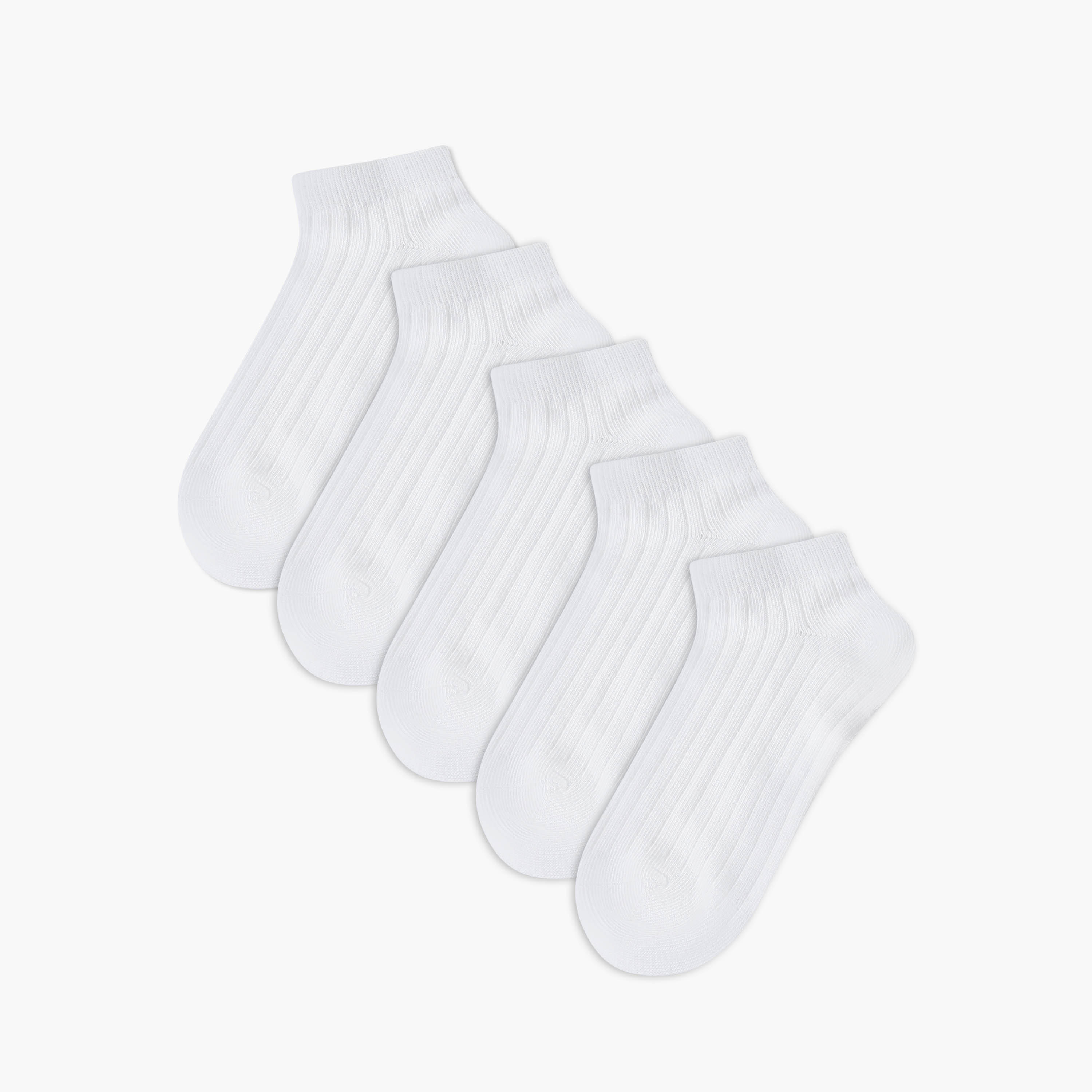 Pack of 5 Juniors Kids Ankle Length Socks-girls-accessories-socks-image-1