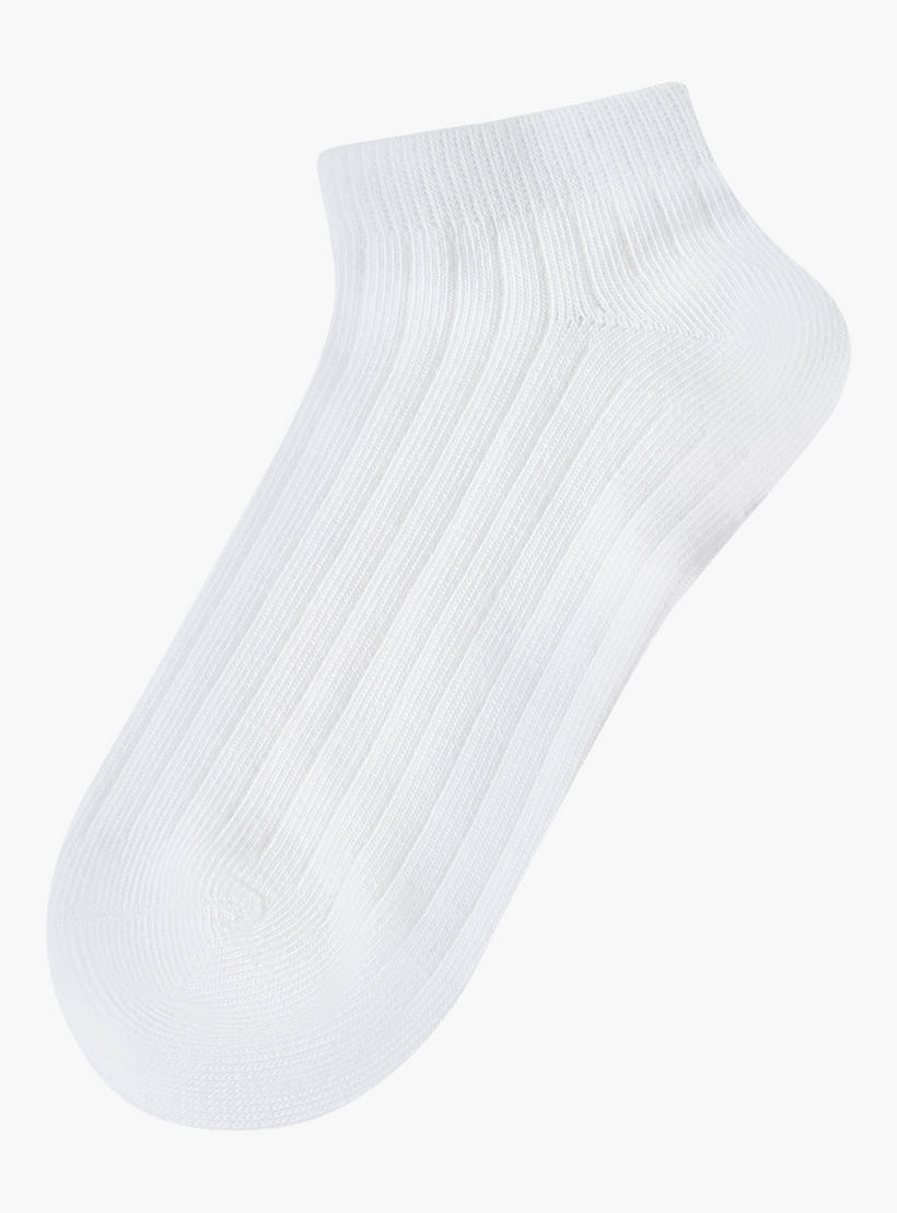Pack of 5 Juniors Kids Ankle Length Socks-girls-accessories-socks-image-2