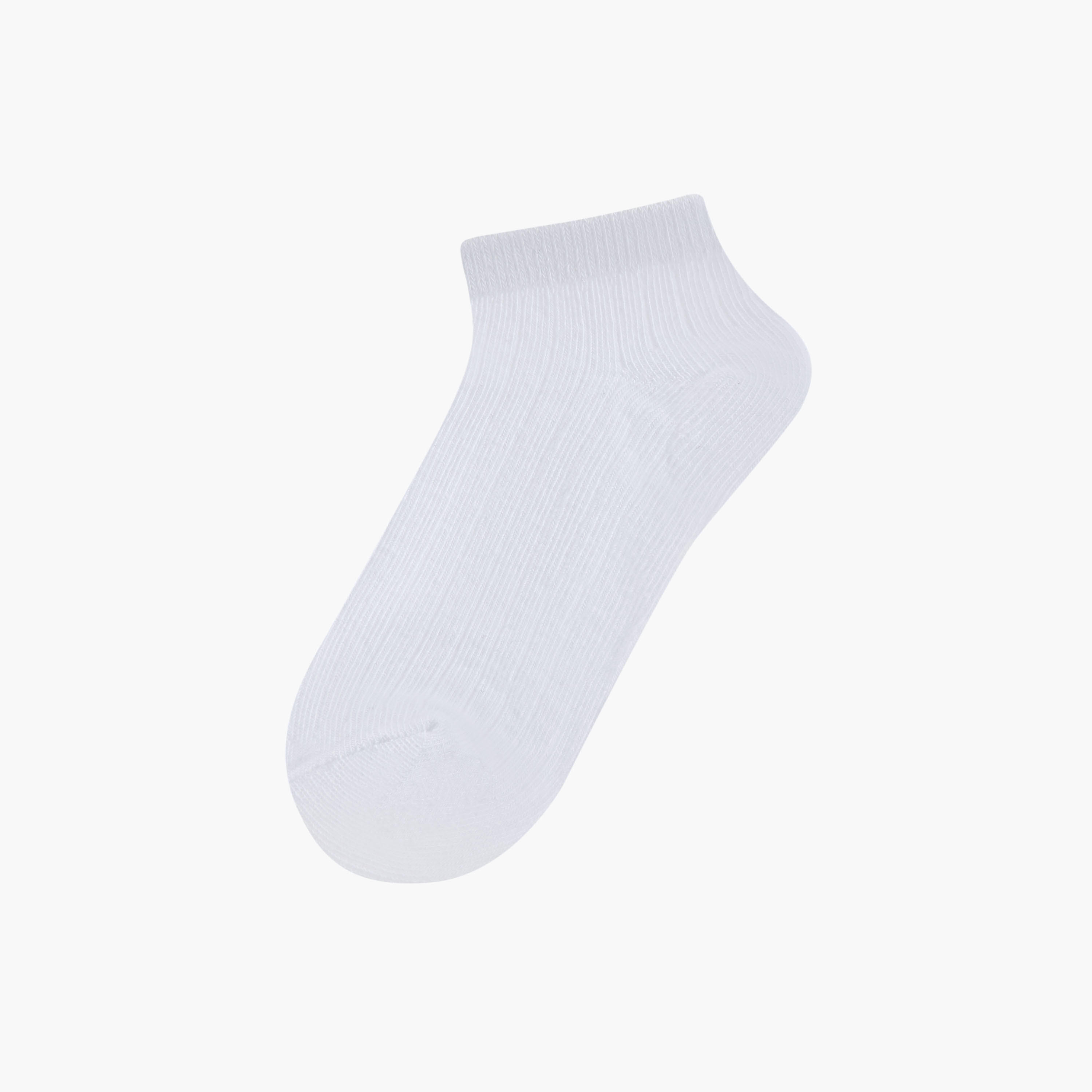 جوارب جونيورز مضلعة بطول الكاحل - مجموعة من 5-girls-accessories-socks-image-2