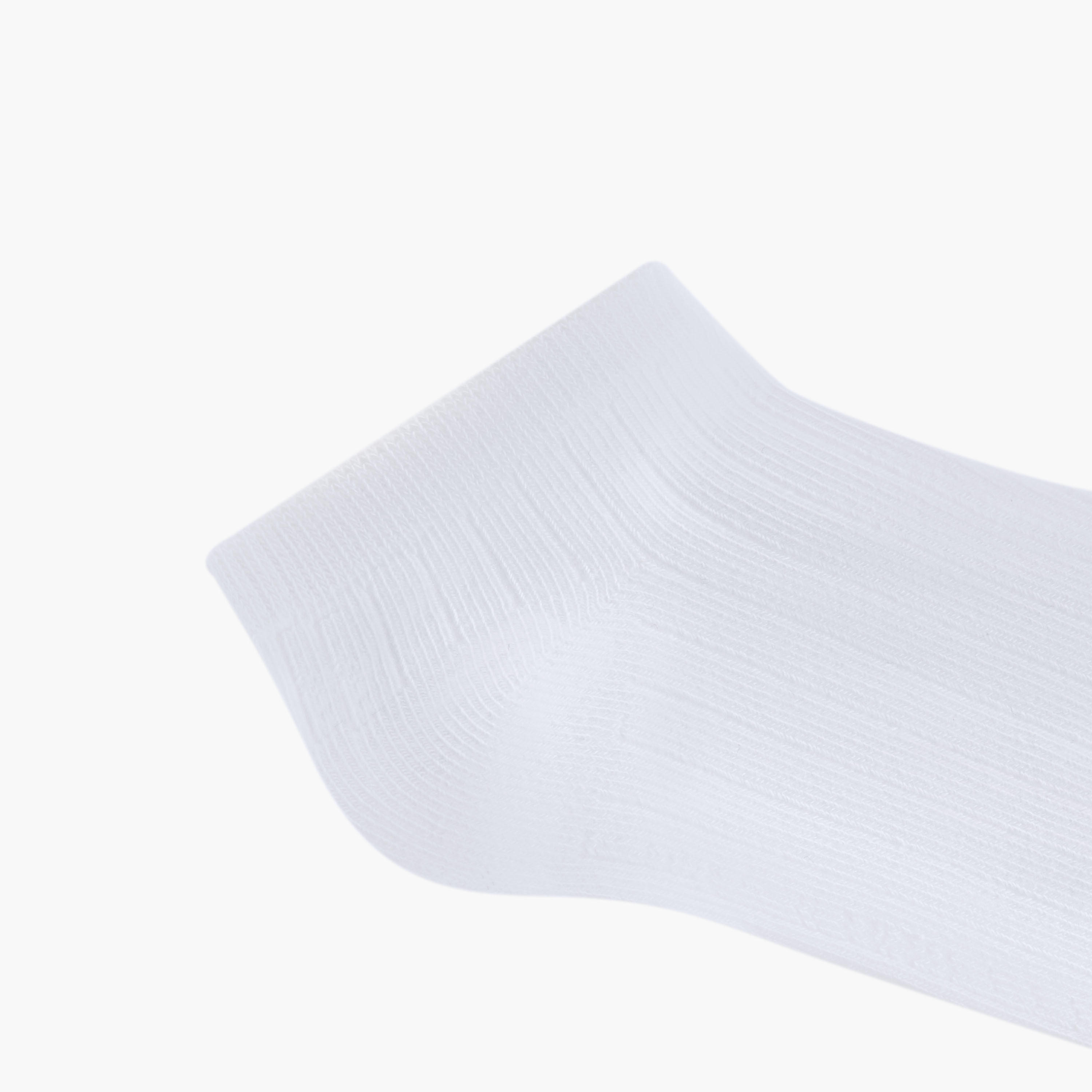 جوارب جونيورز مضلعة بطول الكاحل - مجموعة من 5-girls-accessories-socks-image-3