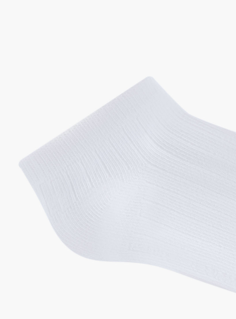 جوارب جونيورز مضلعة بطول الكاحل - مجموعة من 5-girls-accessories-socks-image-3