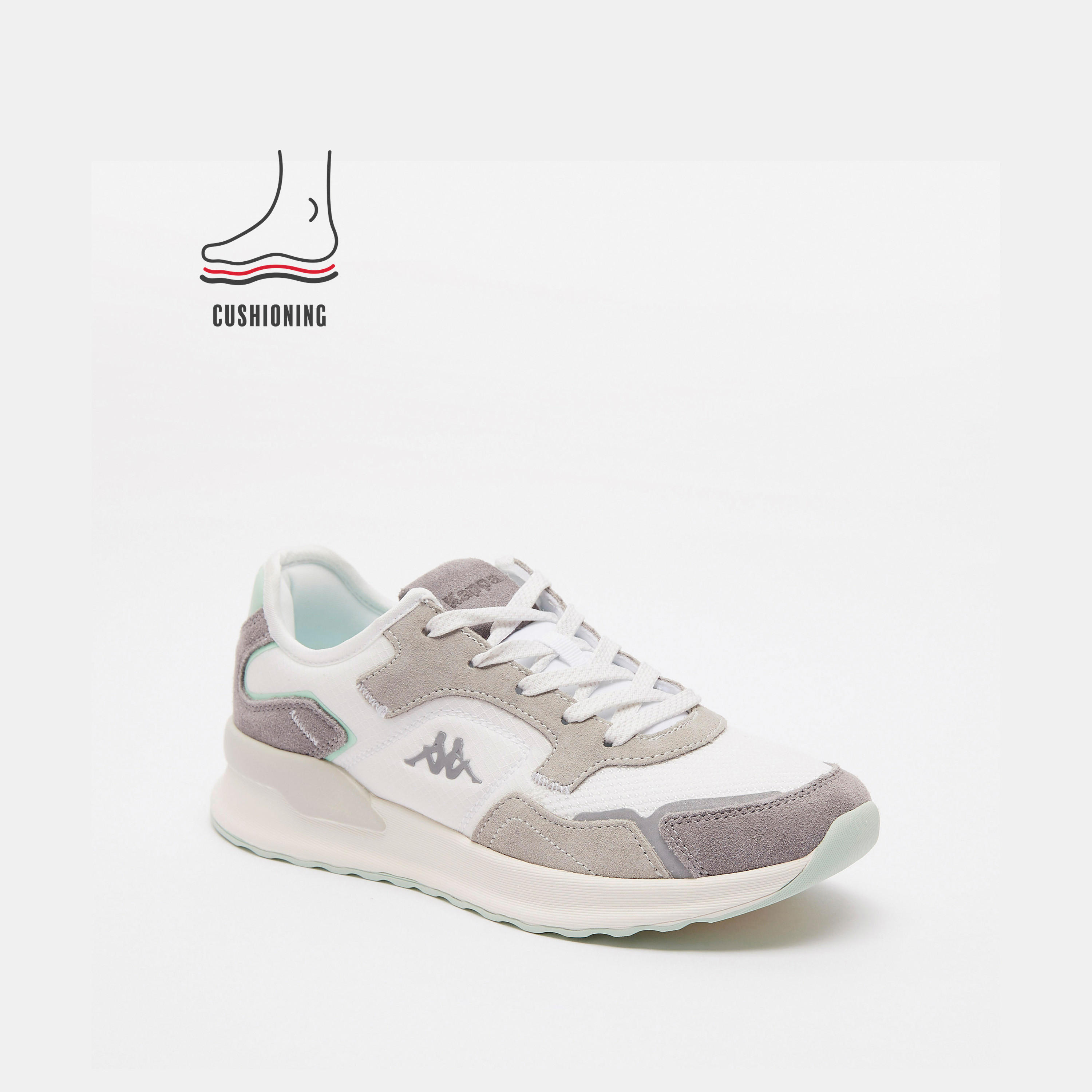 Kappa Women's  Lace-Up Sports Shoes with Cushioning-women-shoes-sneakers-image-1