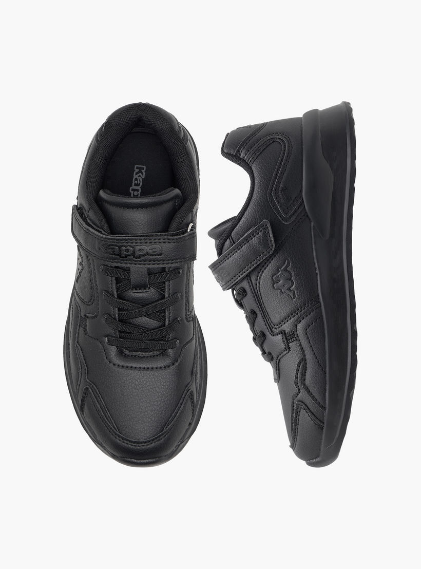 Kappa Kids' Logo Detail School Shoes with Hook and Loop Closure-boys-shoes-schoolshoes-image-1