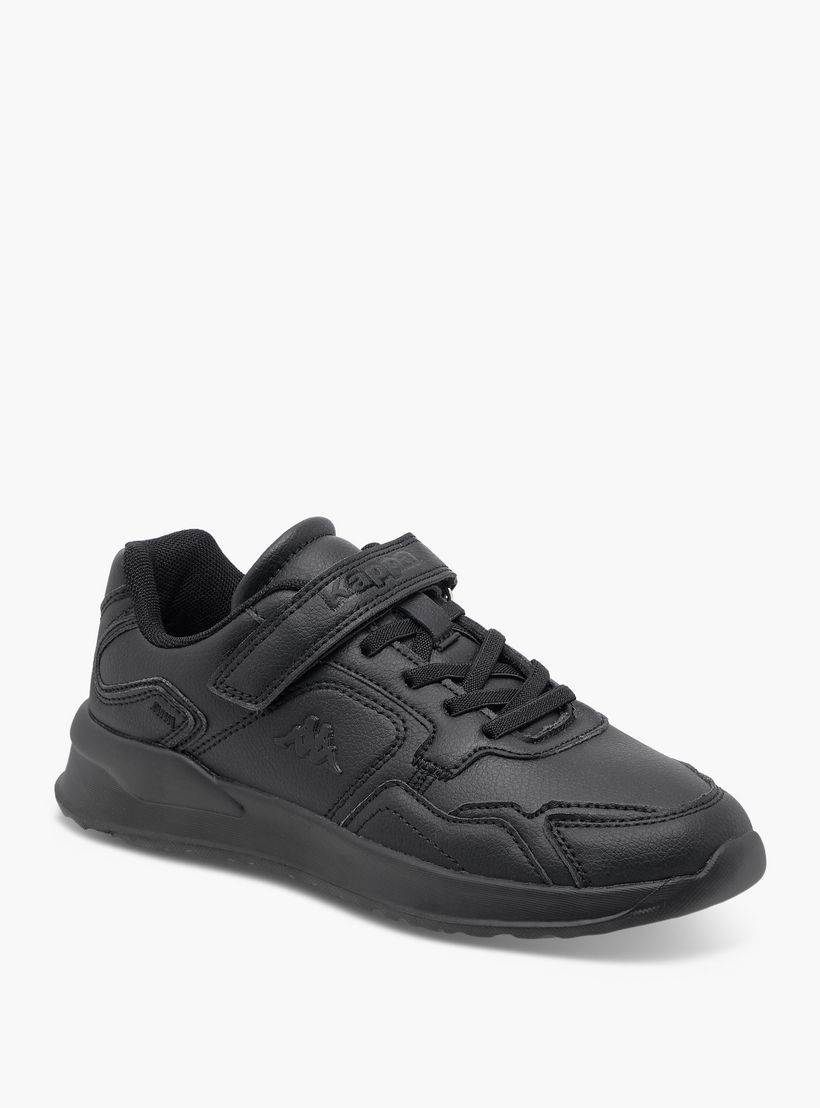 Kappa Kids' Logo Detail School Shoes with Hook and Loop Closure-boys-shoes-schoolshoes-image-2